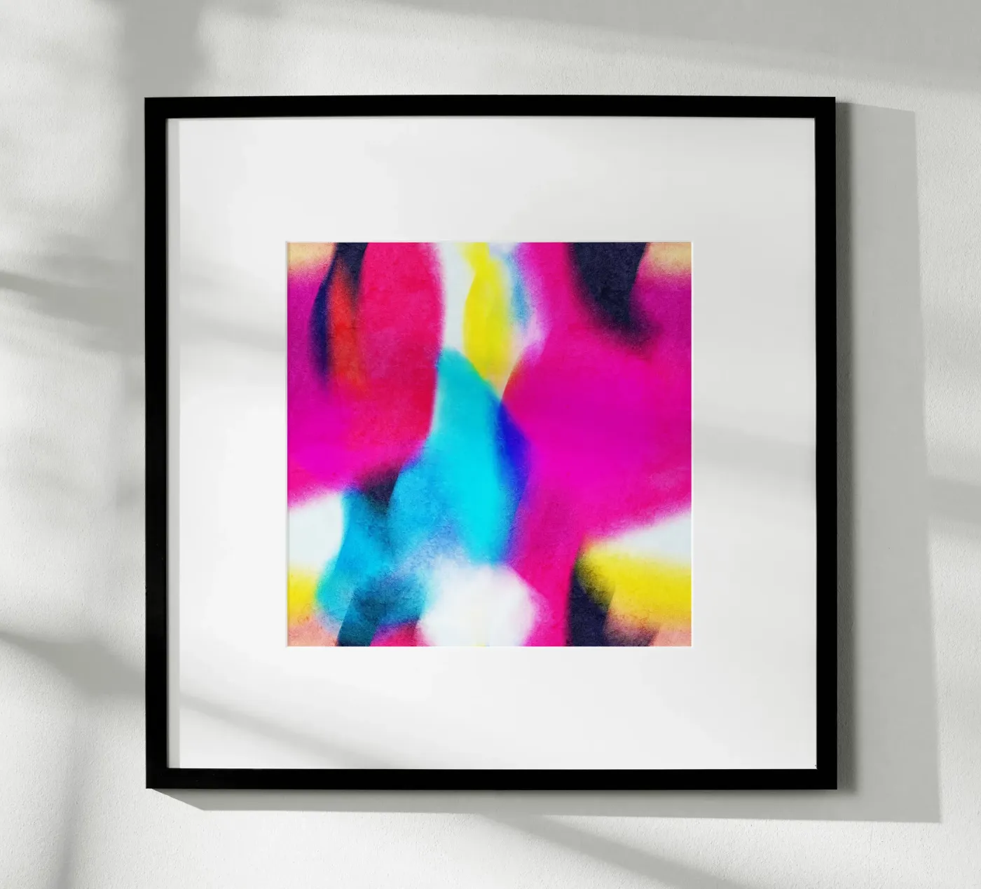 Abstract Pink Blue Pattern poster da Lines Inside