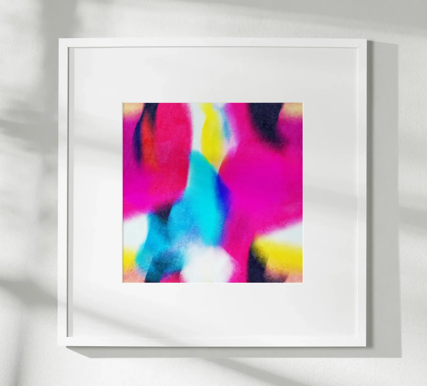 Abstract Pink Blue Pattern poster da Lines Inside