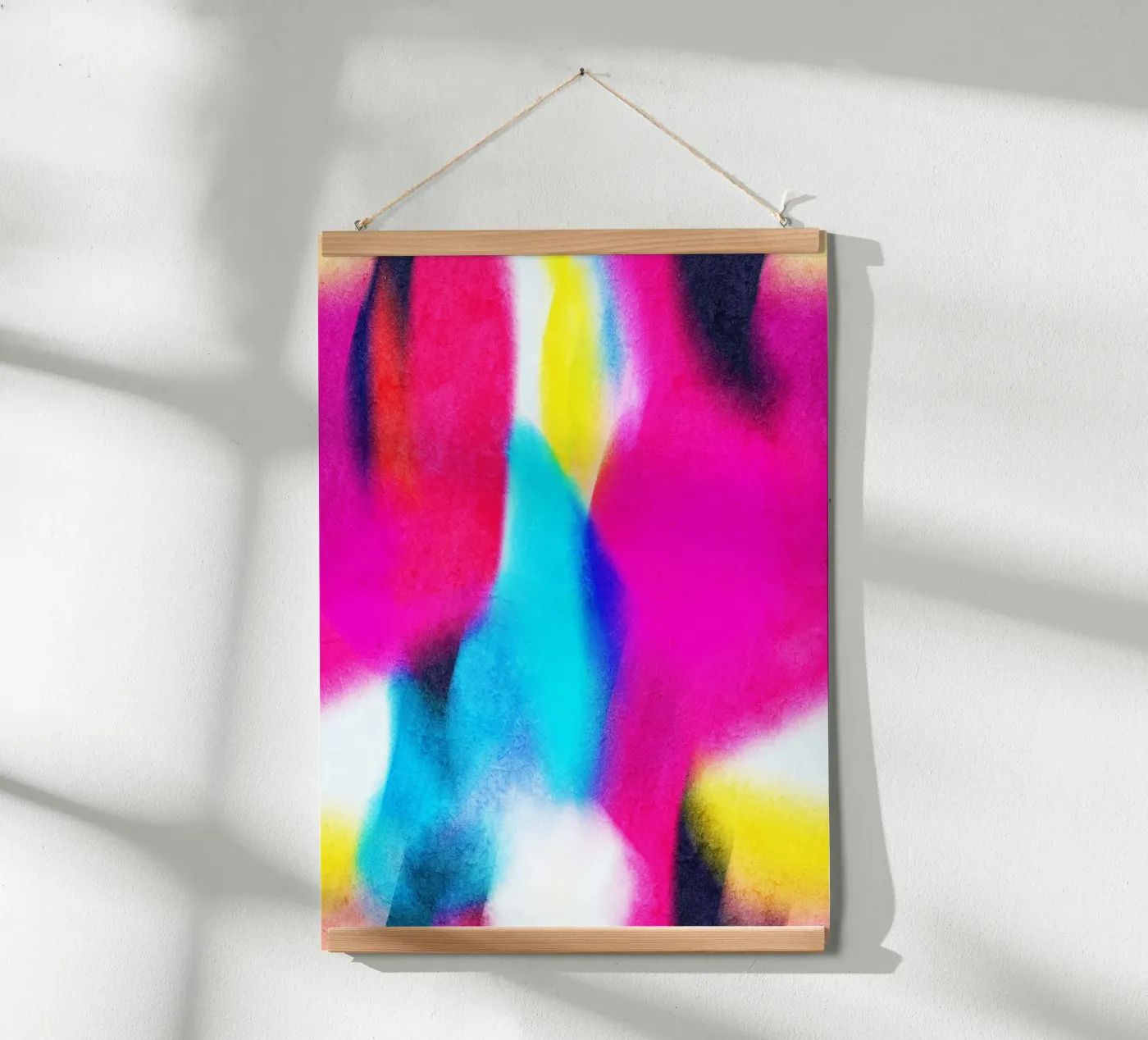 Abstract Pink Blue Pattern poster da Lines Inside
