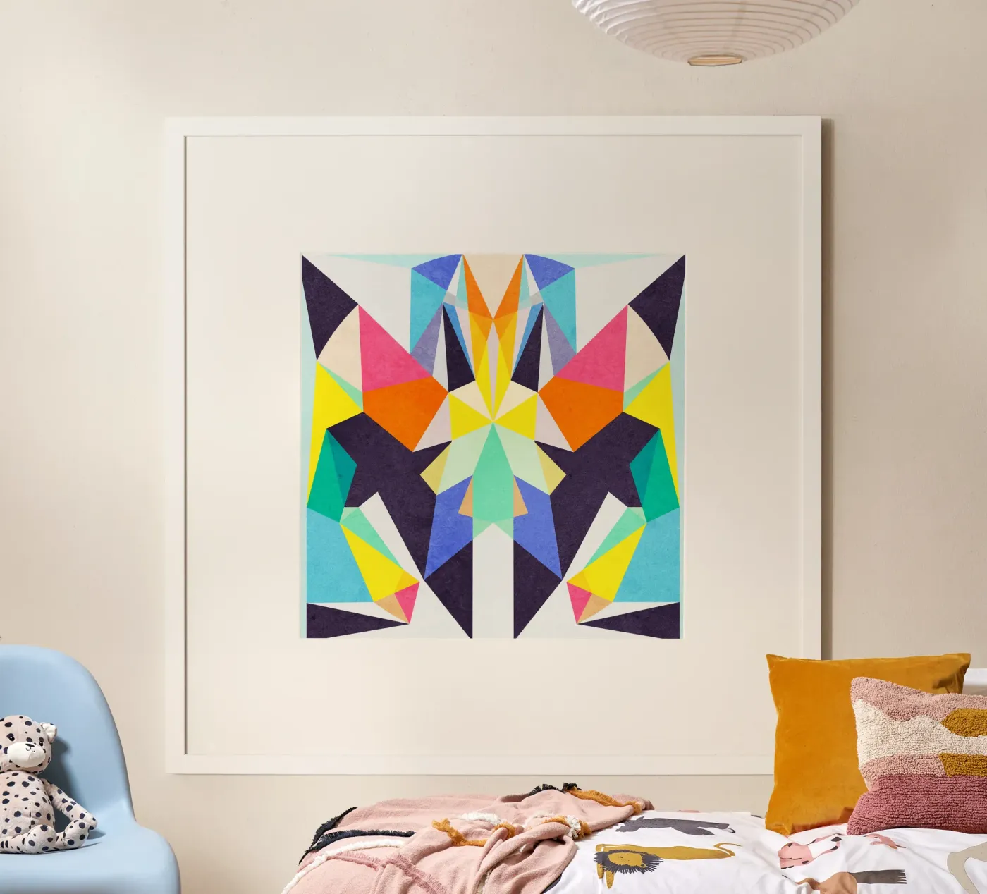 Abstract Geometric poster da Lines Inside