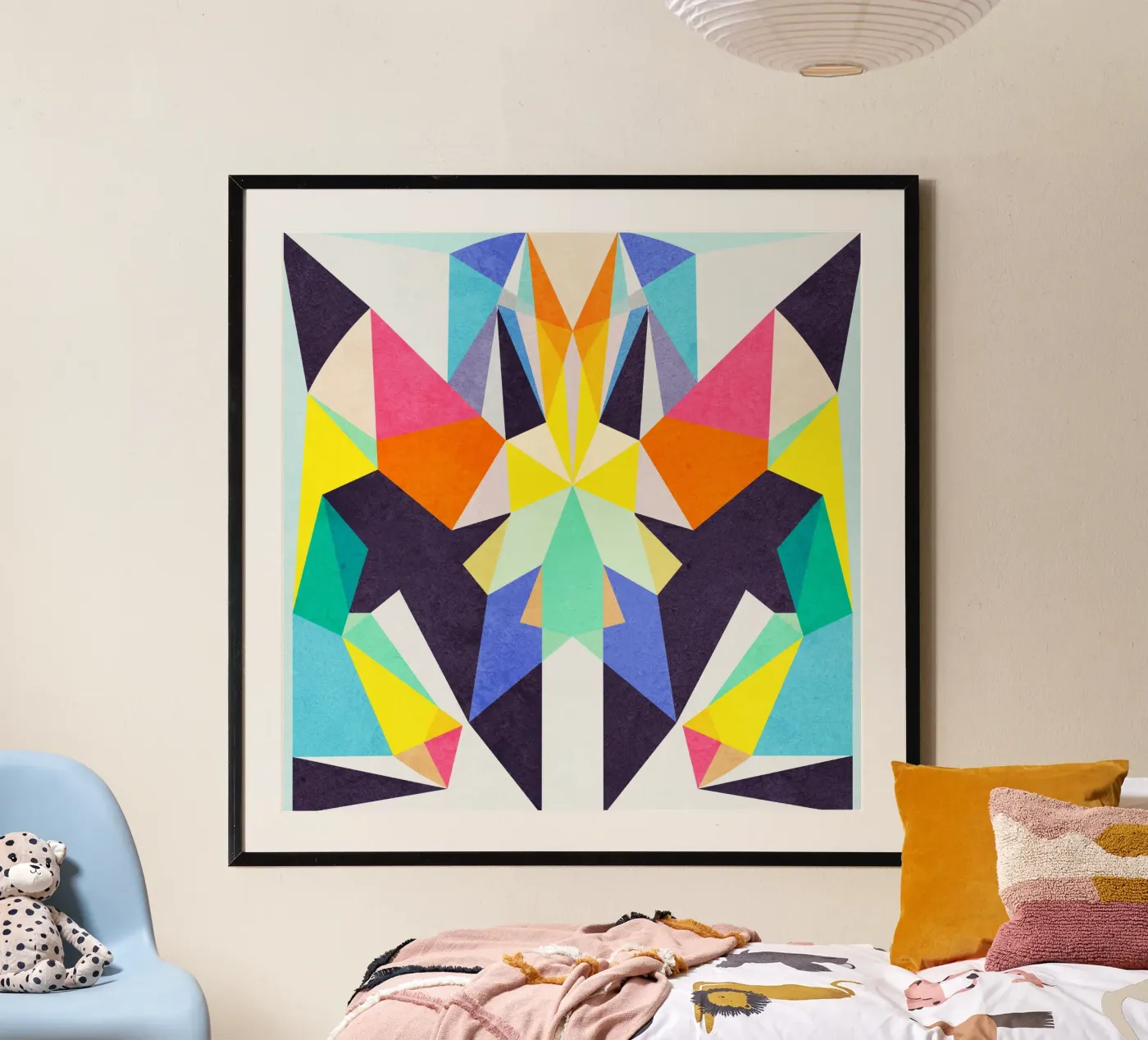 Abstract Geometric poster da Lines Inside