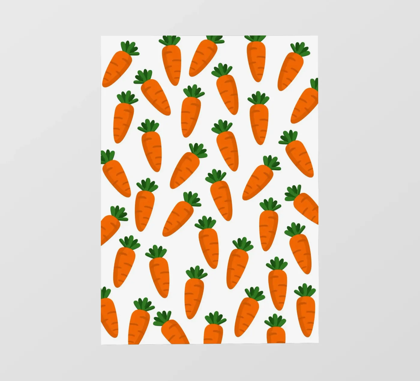 Carrots pattern pellicola backlit da Happypatterns