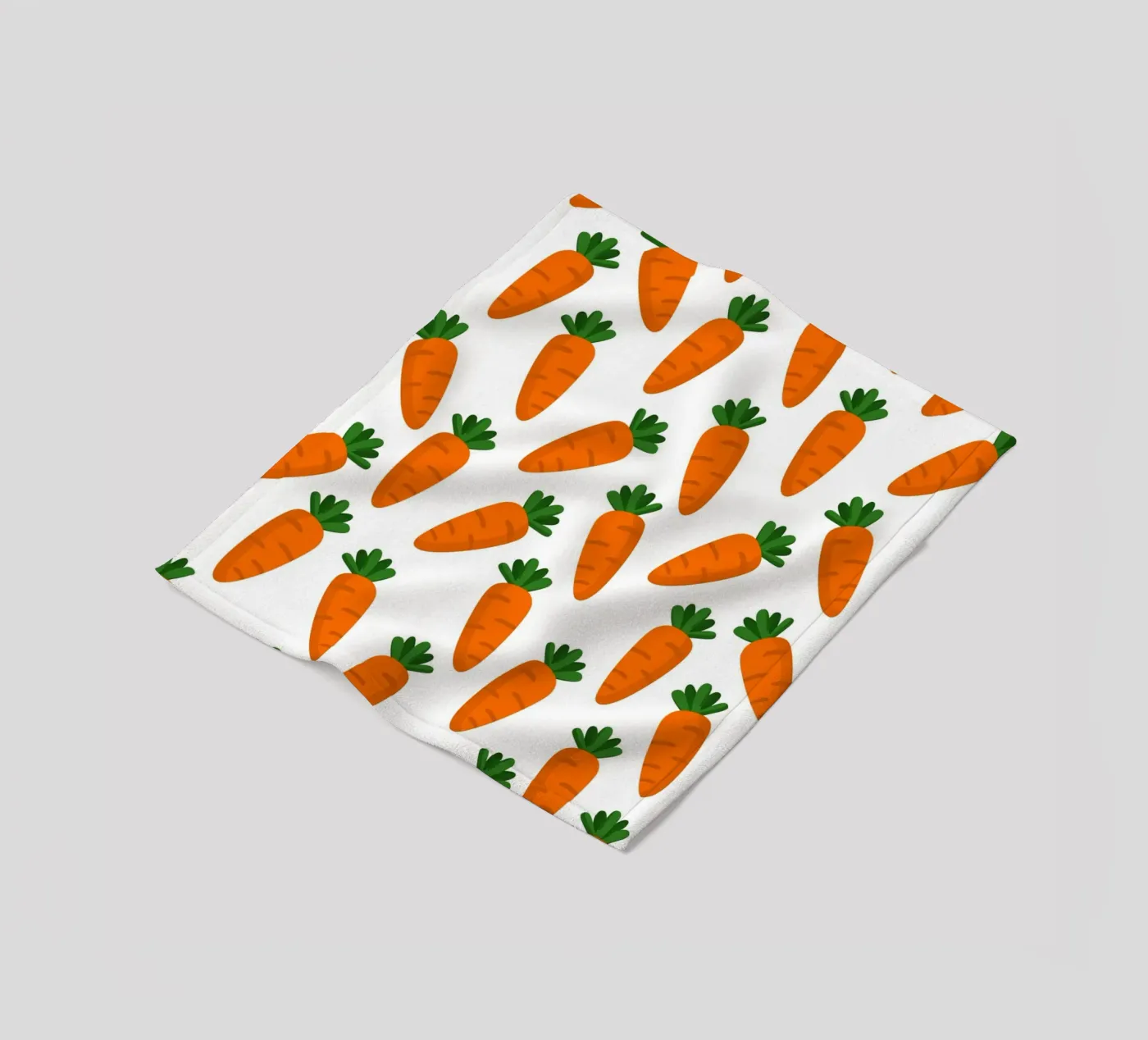 Carrots pattern Fleecedecke von Happypatterns
