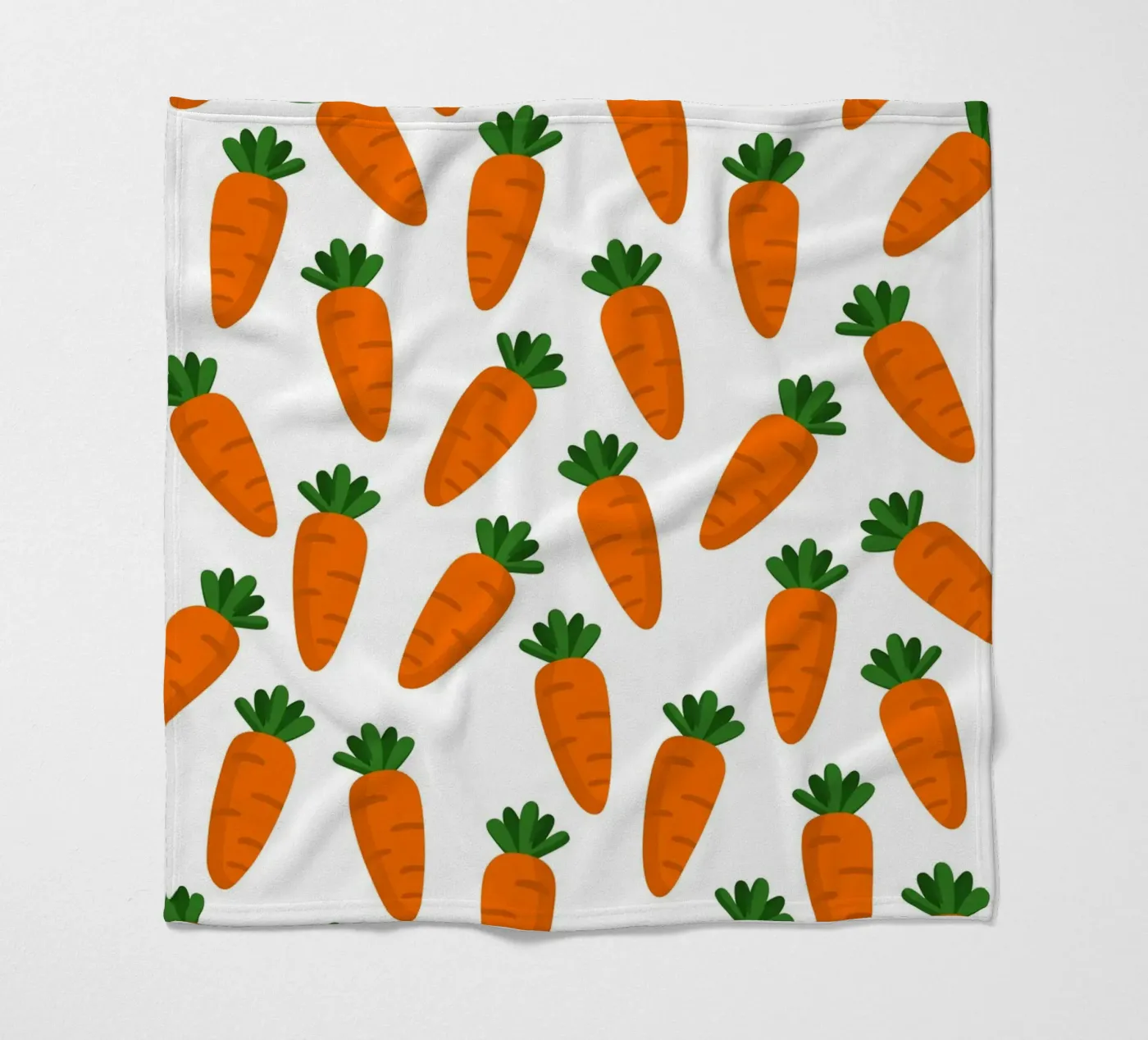 Carrots pattern Fleecedecke von Happypatterns