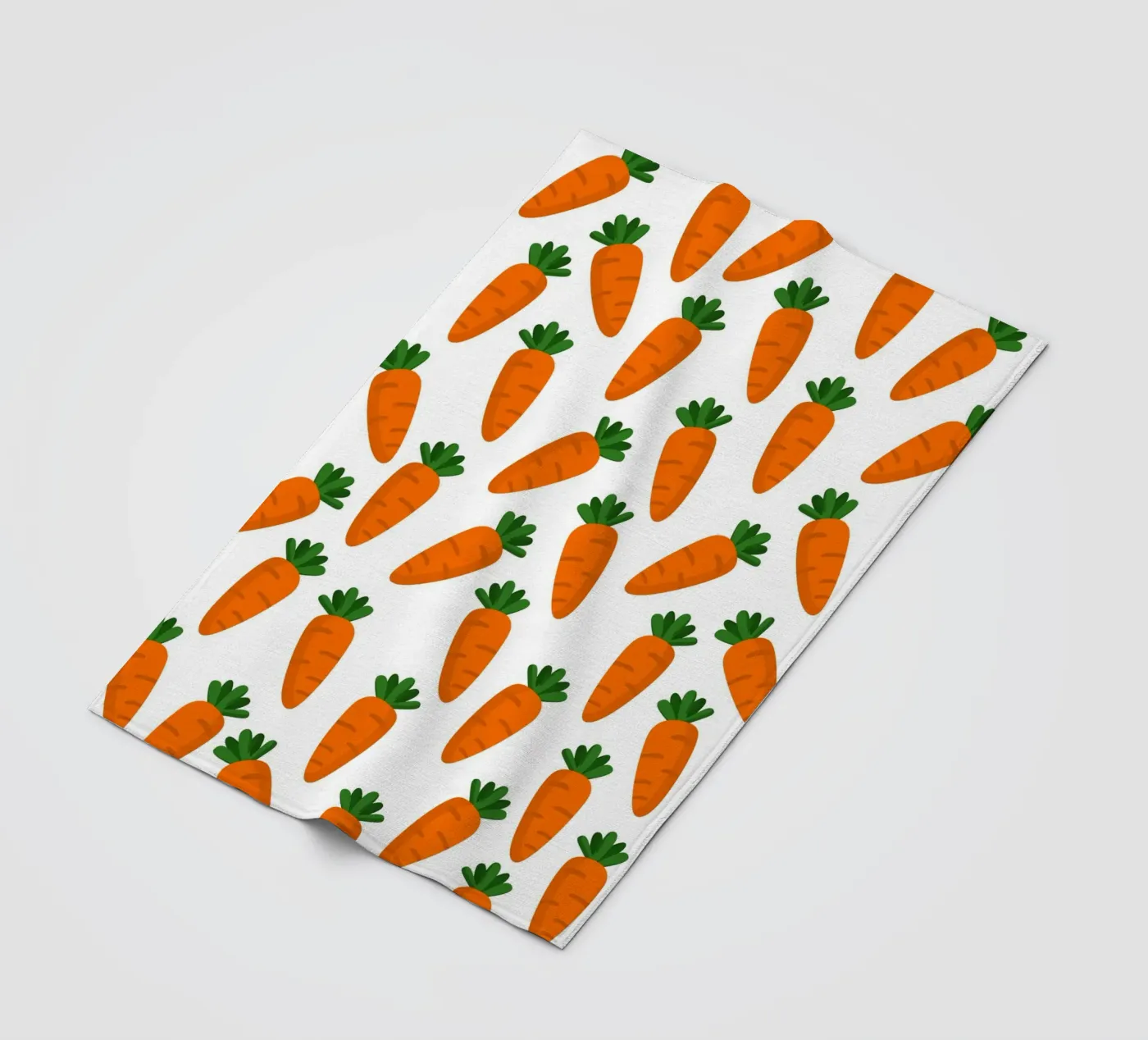 Carrots pattern Fleecedecke von Happypatterns