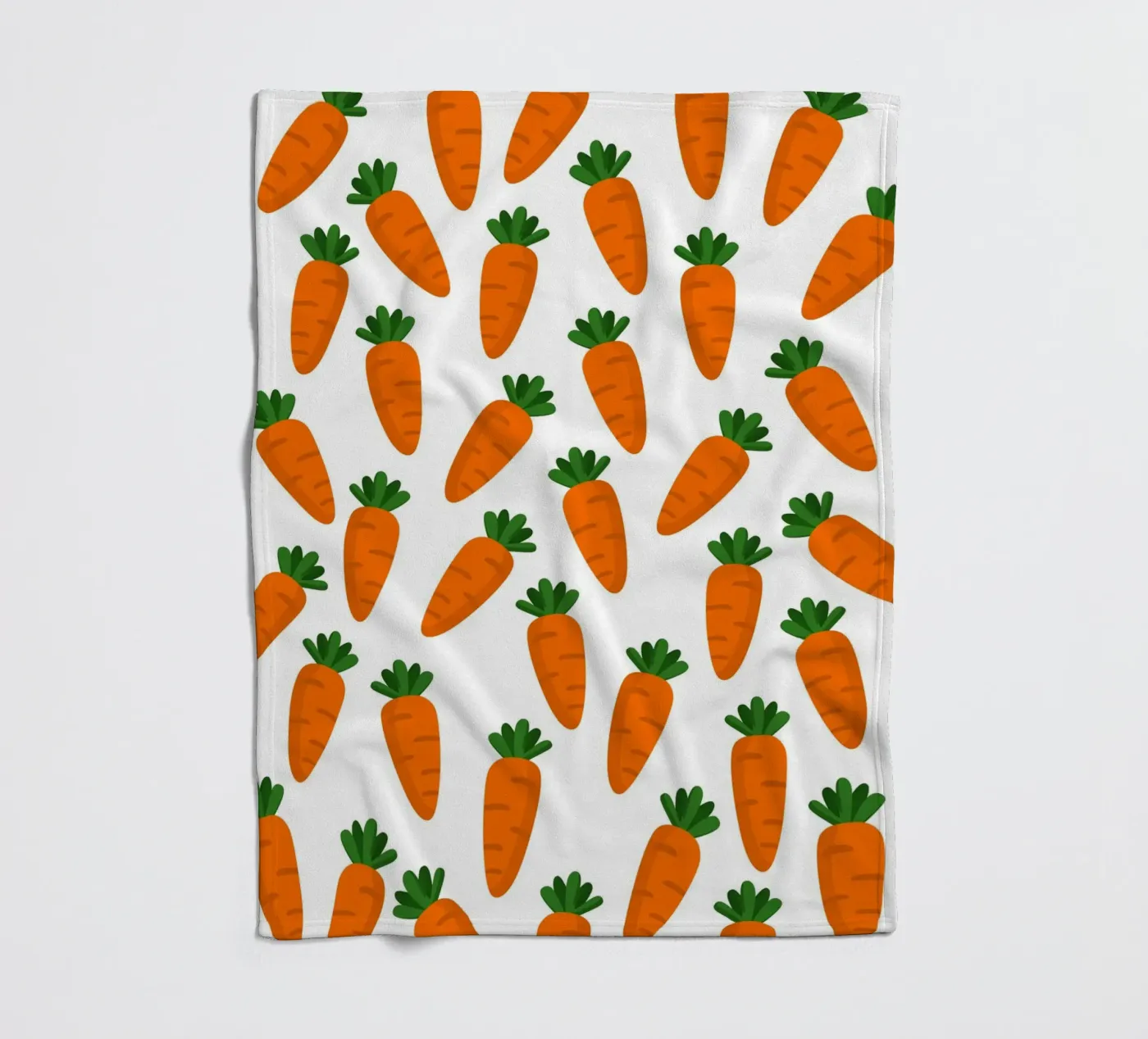 Carrots pattern Fleecedecke von Happypatterns