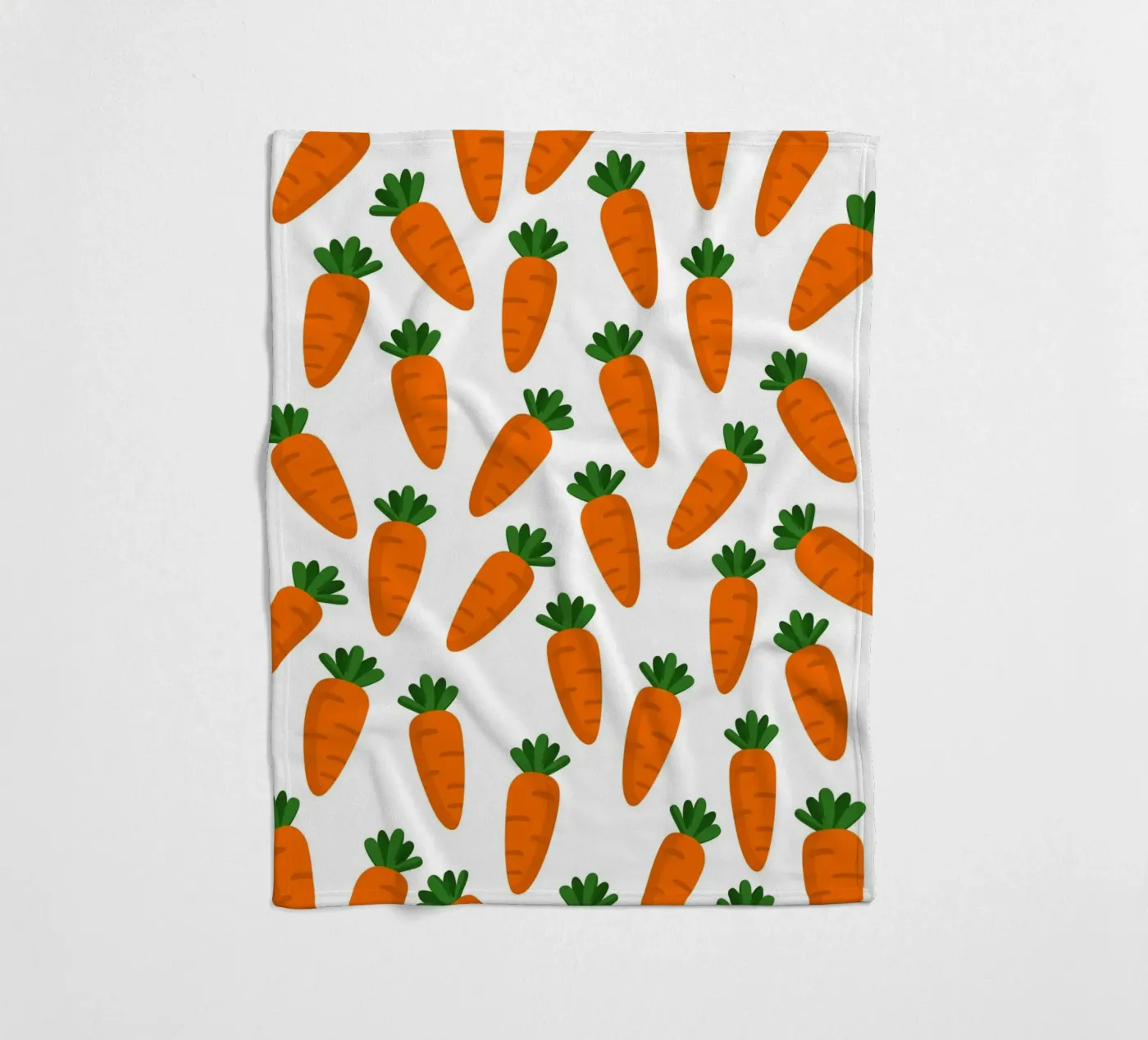 Carrots pattern Fleecedecke von Happypatterns