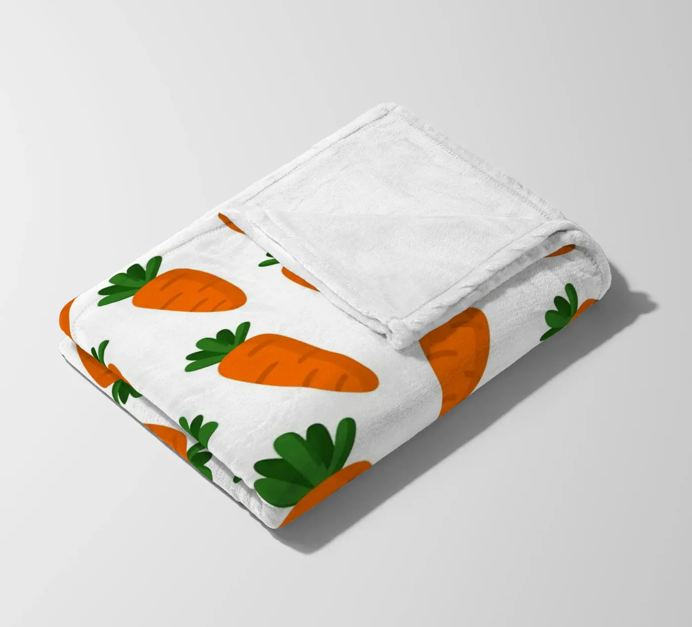 Carrots pattern Fleecedecke von Happypatterns