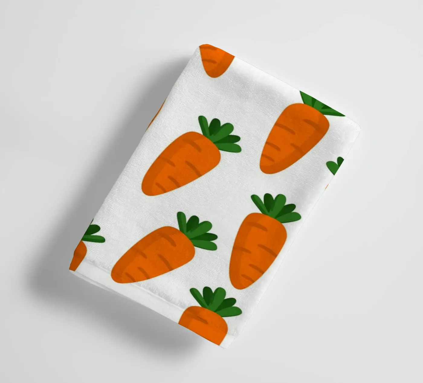 Carrots pattern towel by Happypatterns