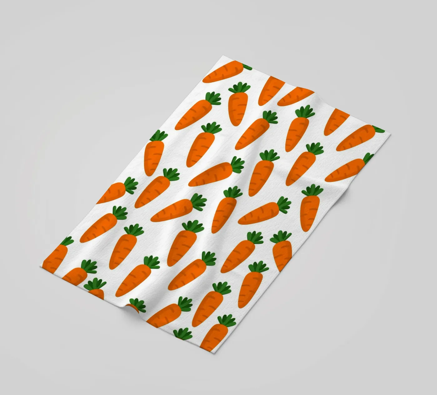 Carrots pattern telo mare da Happypatterns