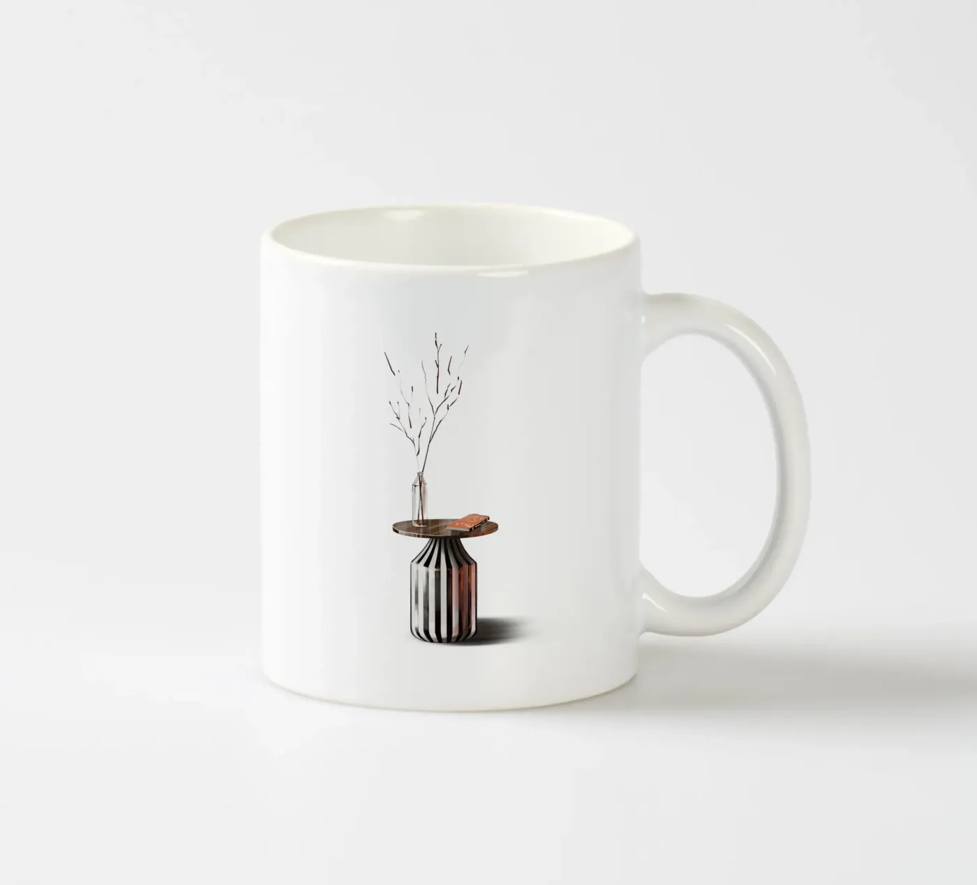 table ceramic mug by by elle arts