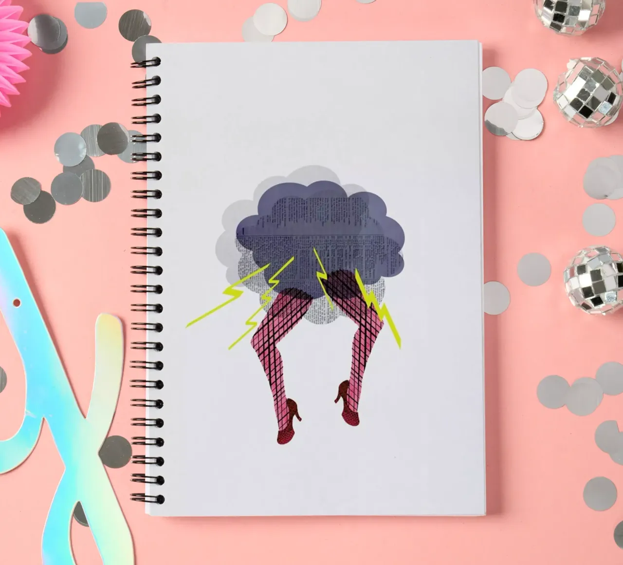 Hysterical spiral notebook by Mie Frey Damgaard