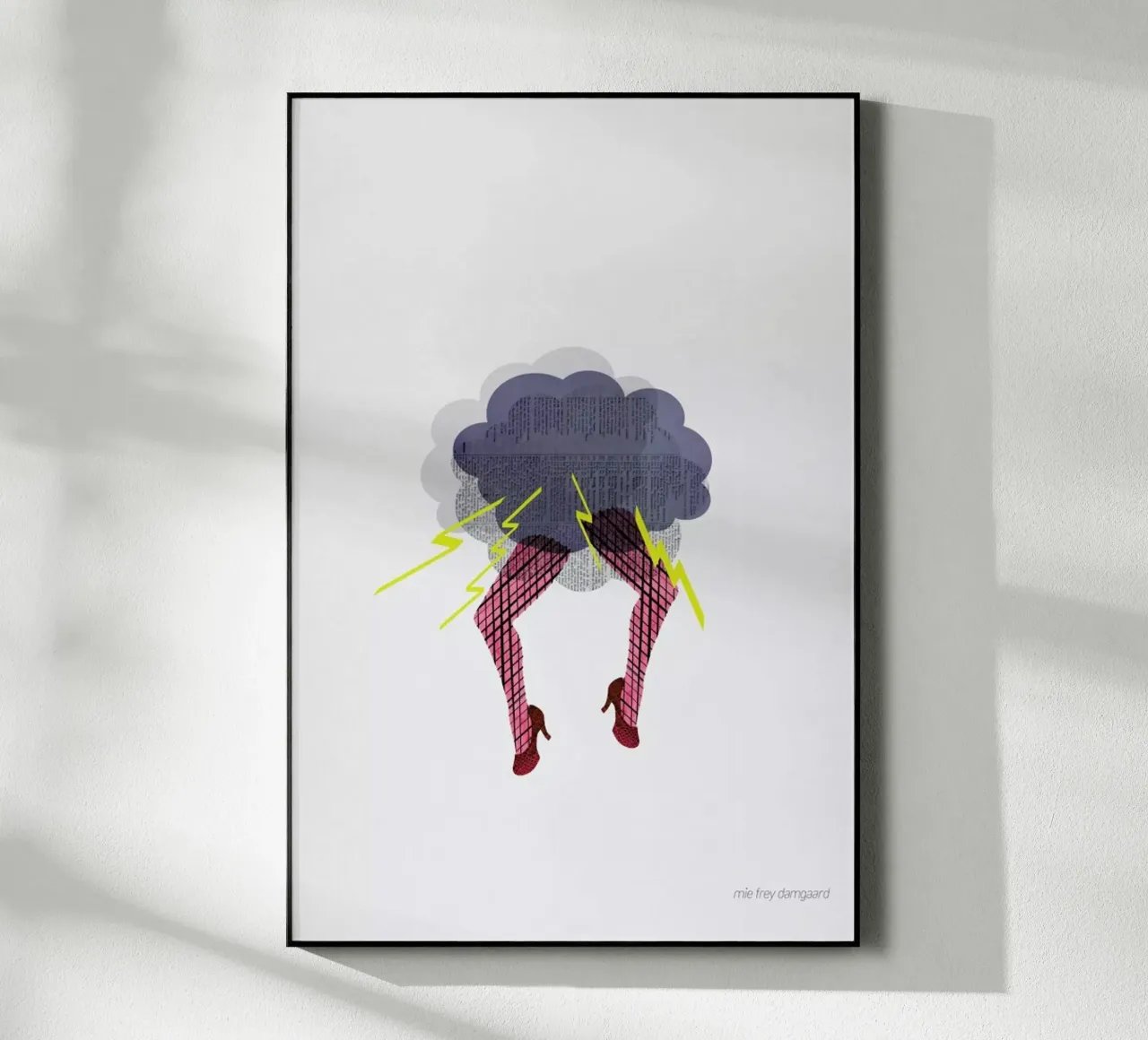 Hysterical plexiglass da Mie Frey Damgaard