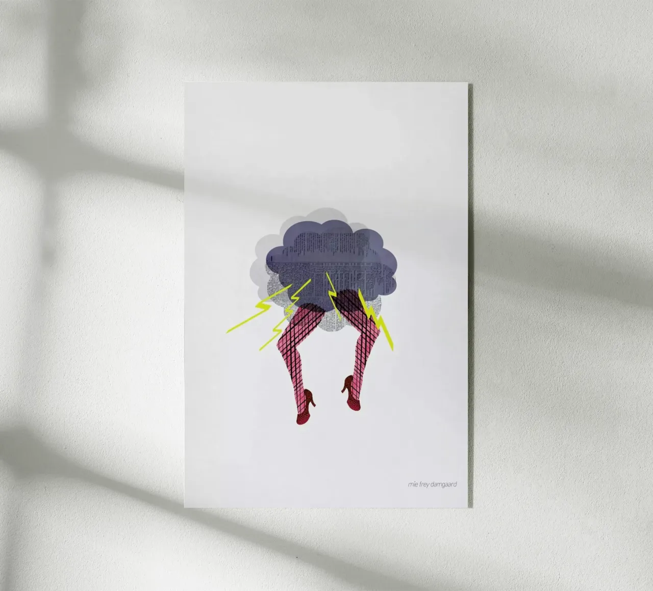 Hysterical plexiglass da Mie Frey Damgaard