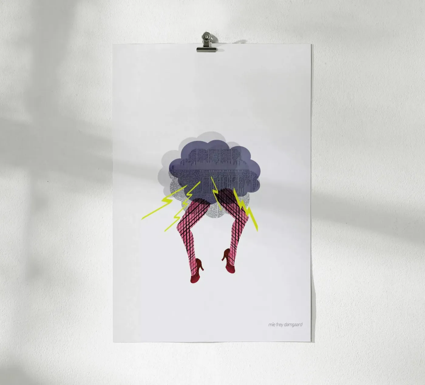 Hysterical poster da Mie Frey Damgaard