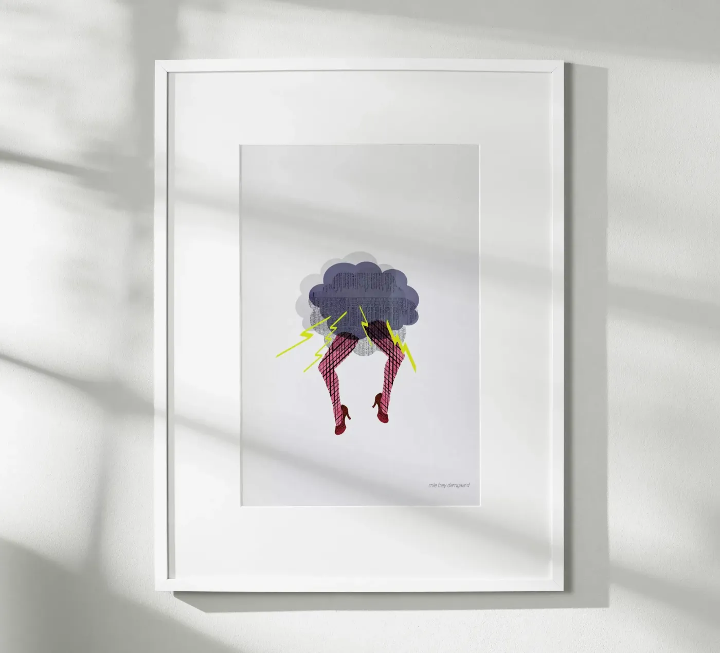 Hysterical poster da Mie Frey Damgaard