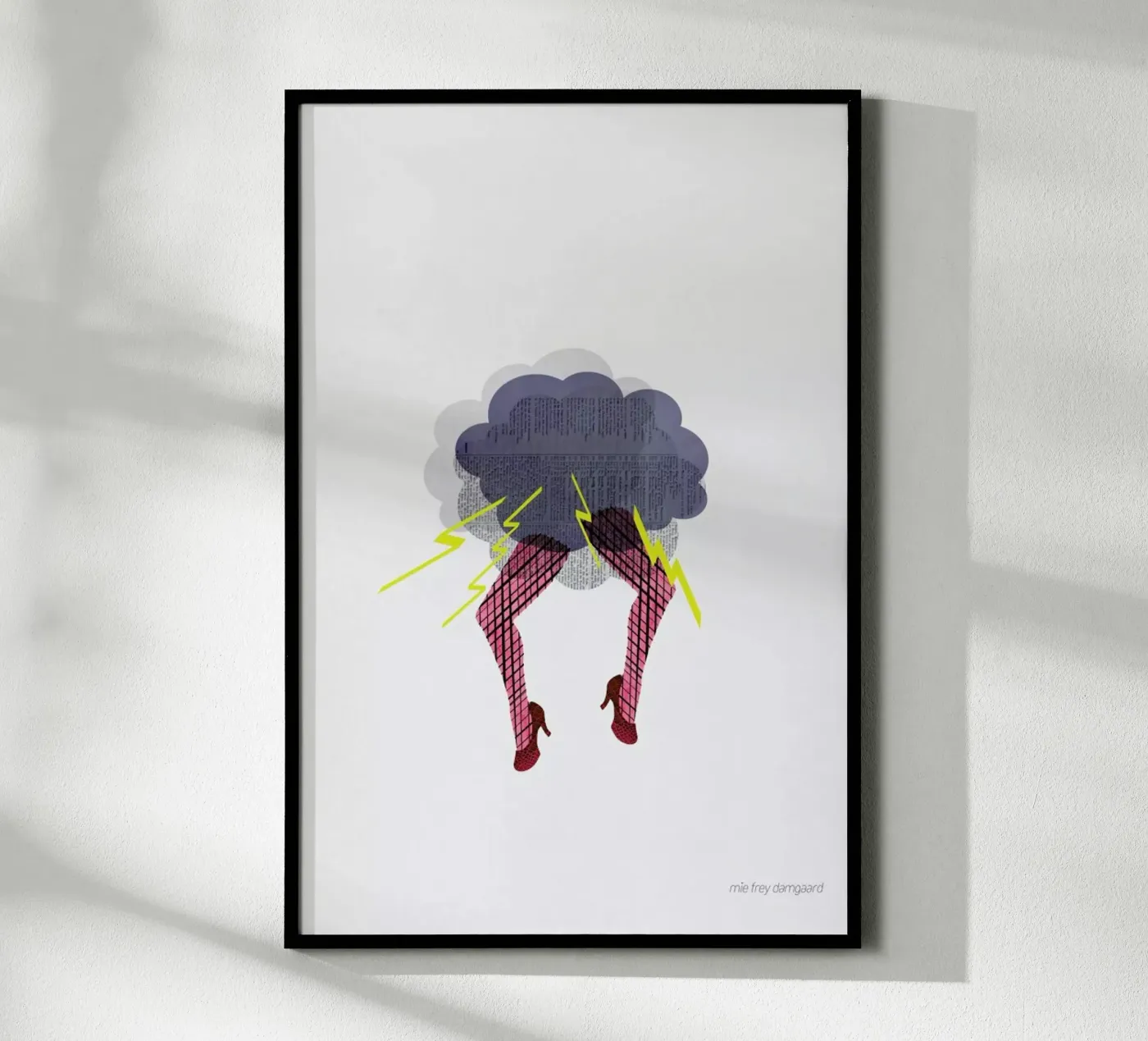 Hysterical poster da Mie Frey Damgaard