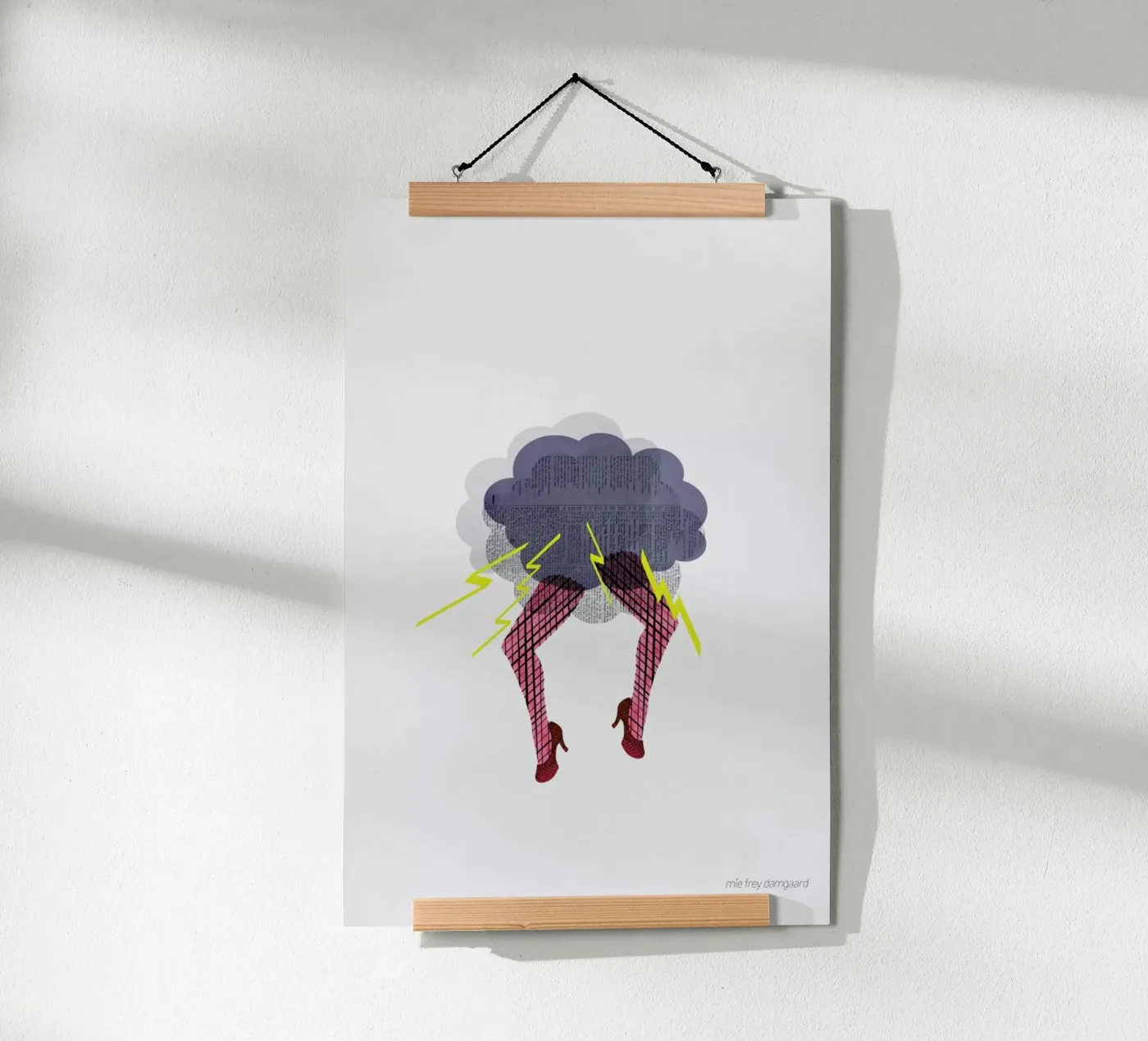 Hysterical poster da Mie Frey Damgaard