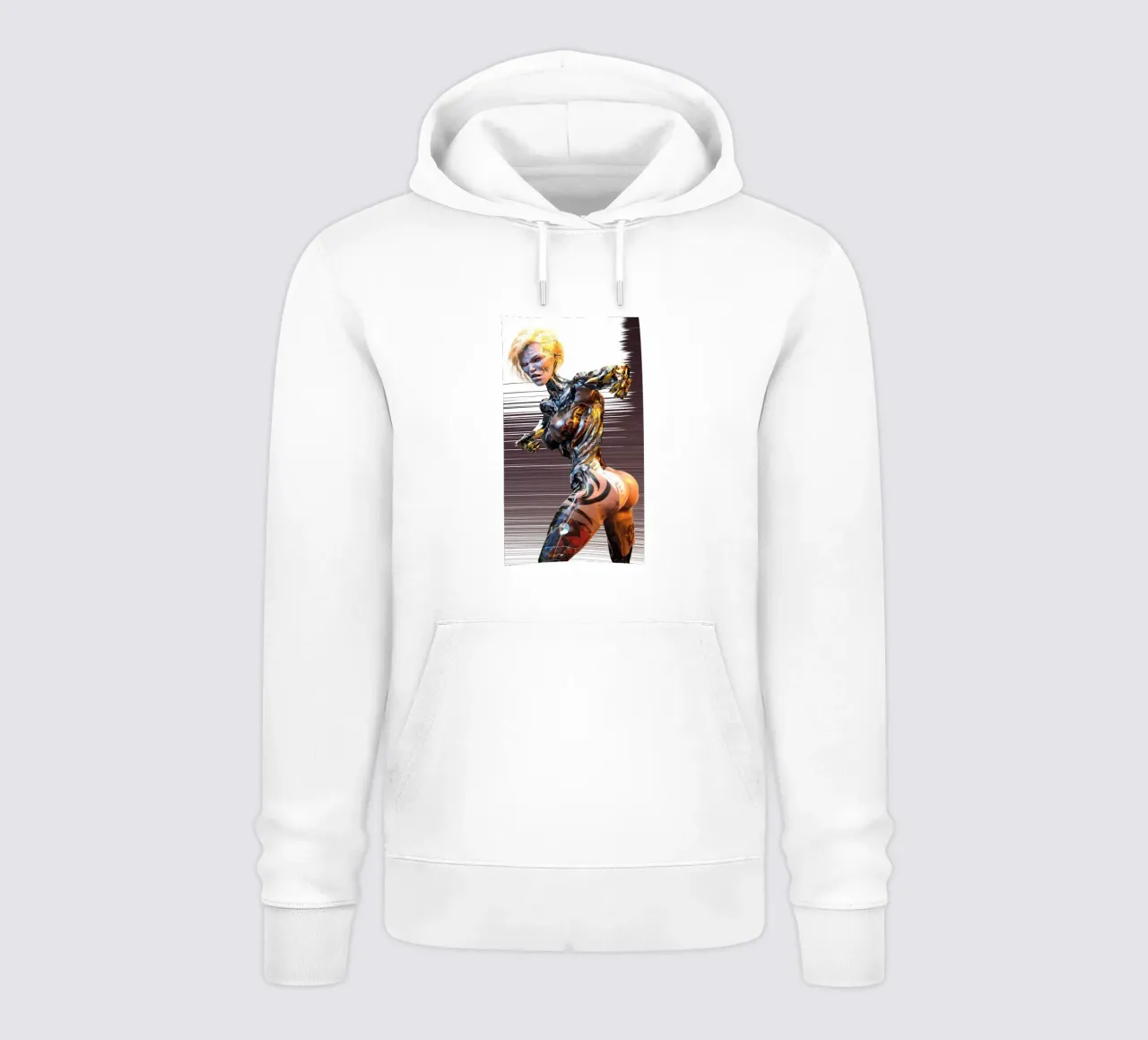Pin-up di Halloween-DessymBelle-Strega cibernetica Meta Howling felpa con cappuccio da the-witcher
