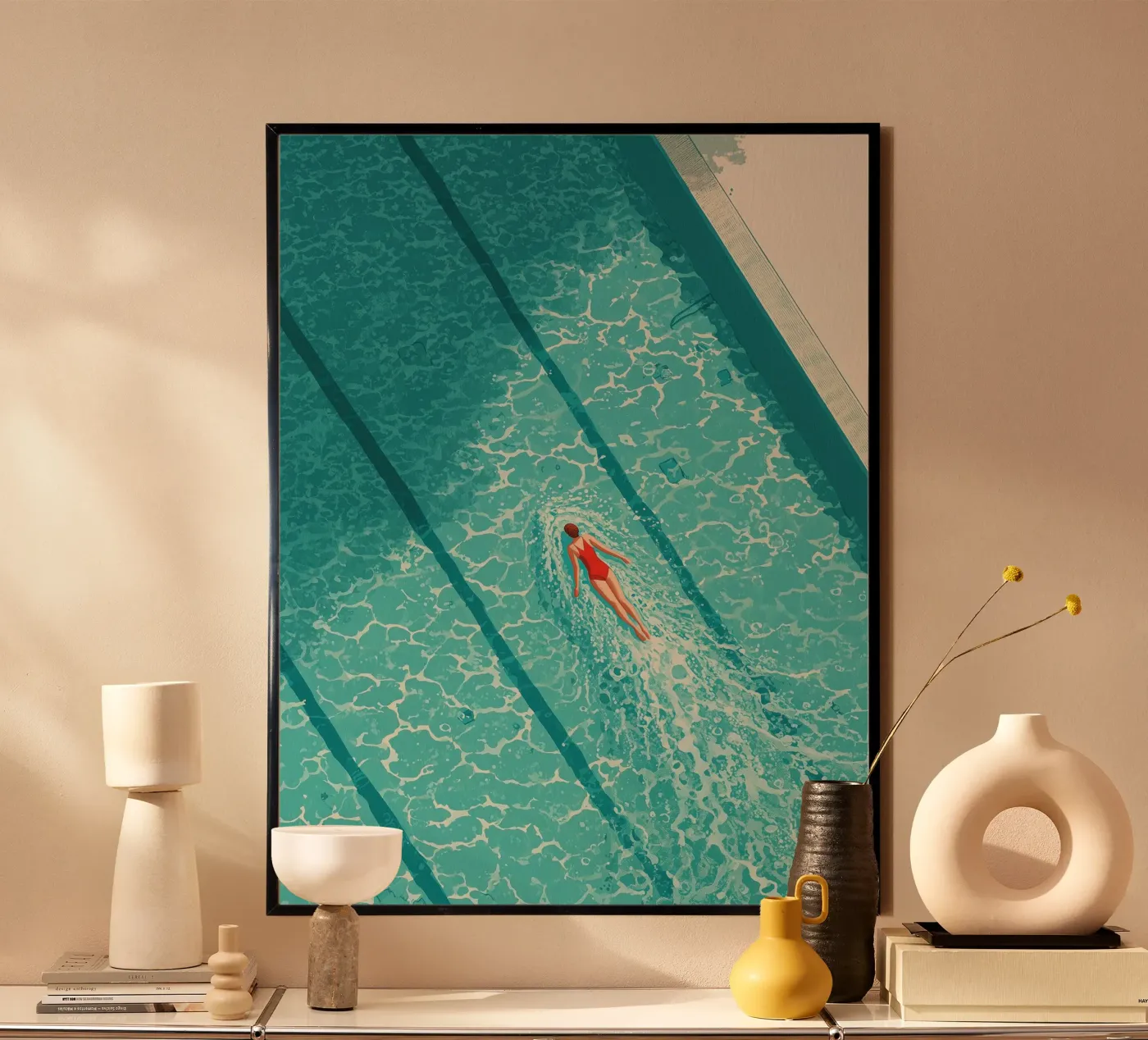 Turquoise Escape poster da Noemi House