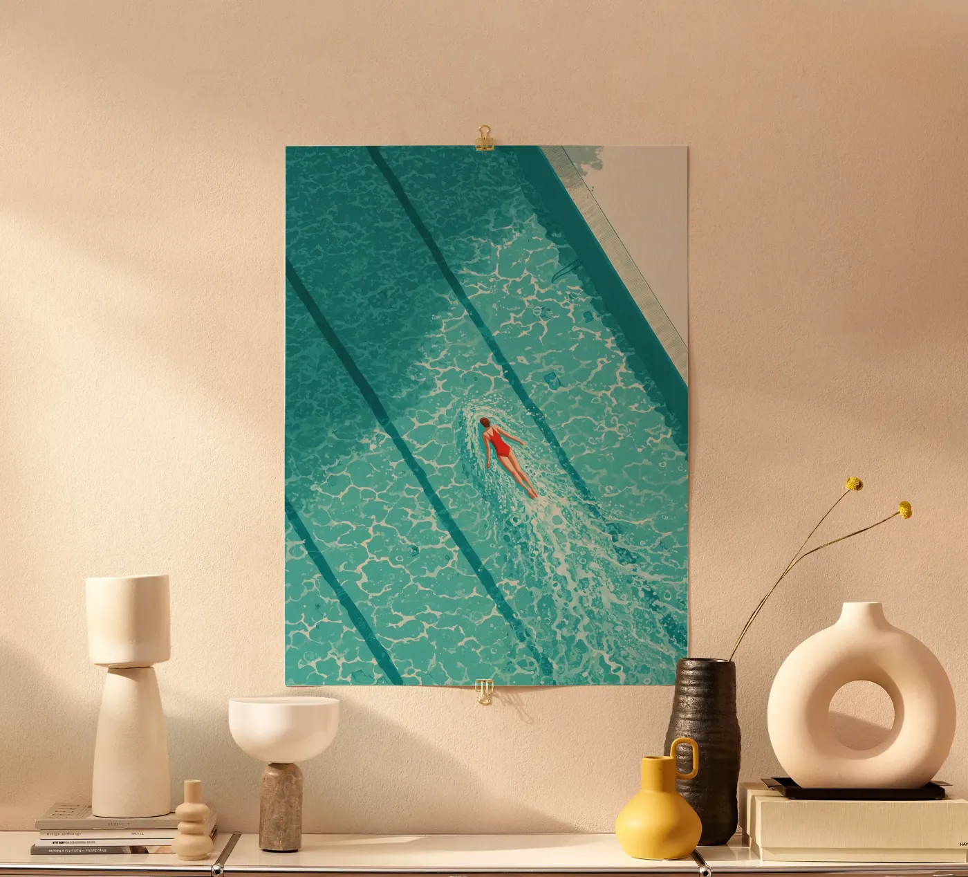 Turquoise Escape poster da Noemi House