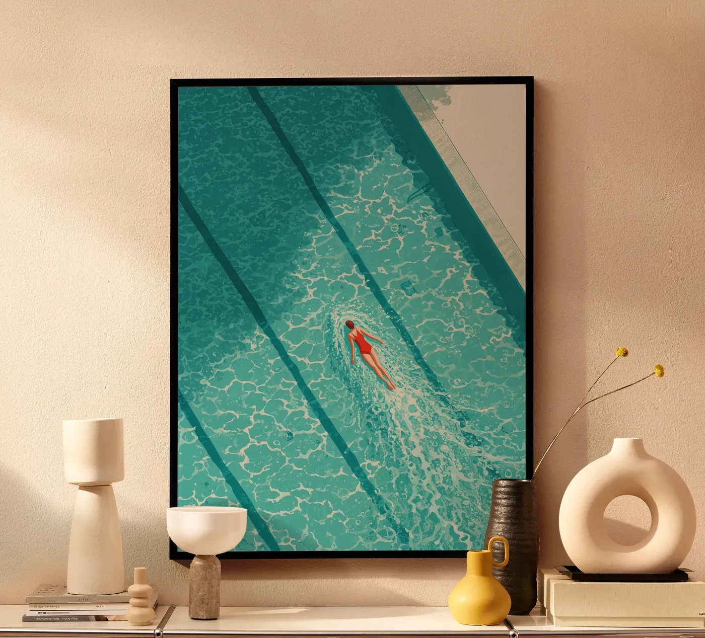 Turquoise Escape poster da Noemi House