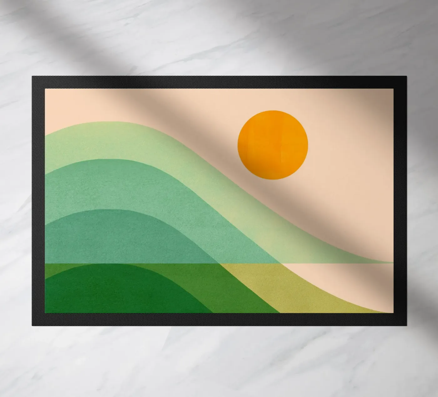 SUNSET_OCEAN_WAVE doormat by FORGETME