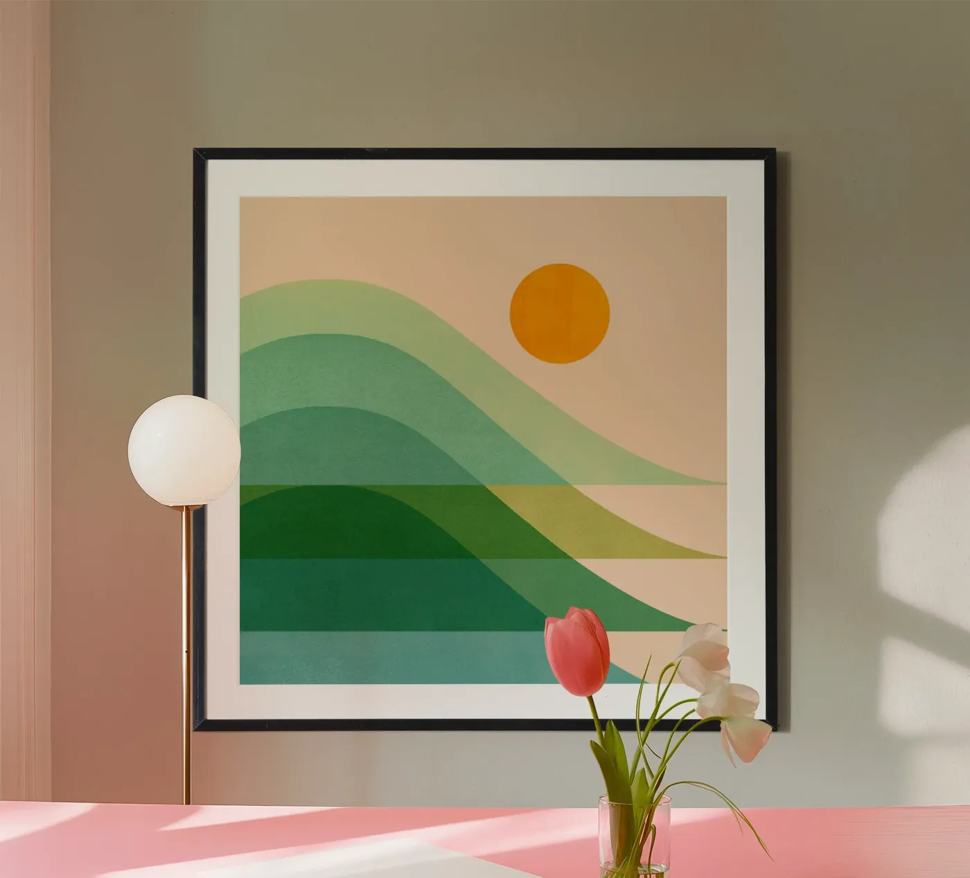 SUNSET_OCEAN_WAVE poster by FORGETME