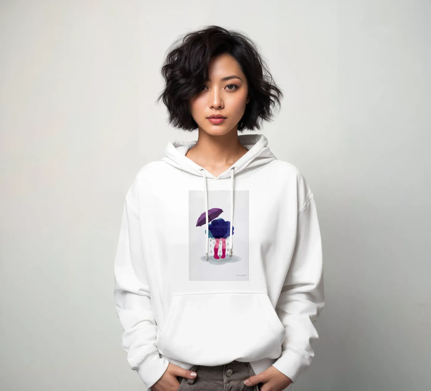 Miserable hoodie by Mie Frey Damgaard