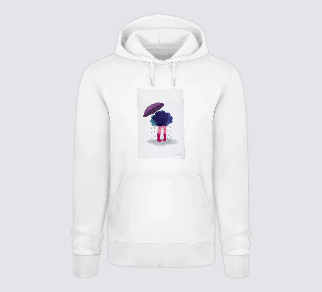 Miserable hoodie van Mie Frey Damgaard