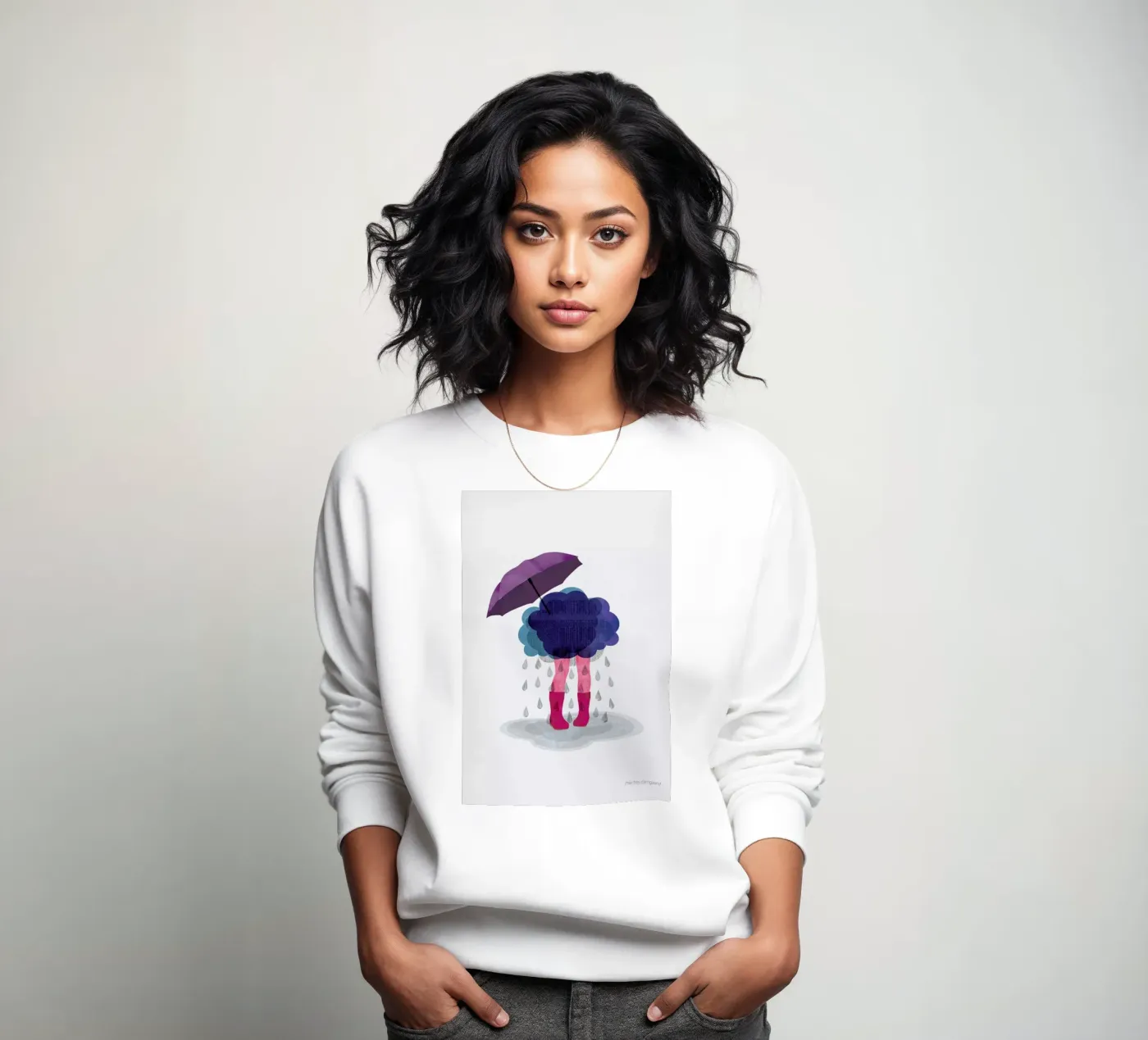 Miserable sweatshirt by Mie Frey Damgaard