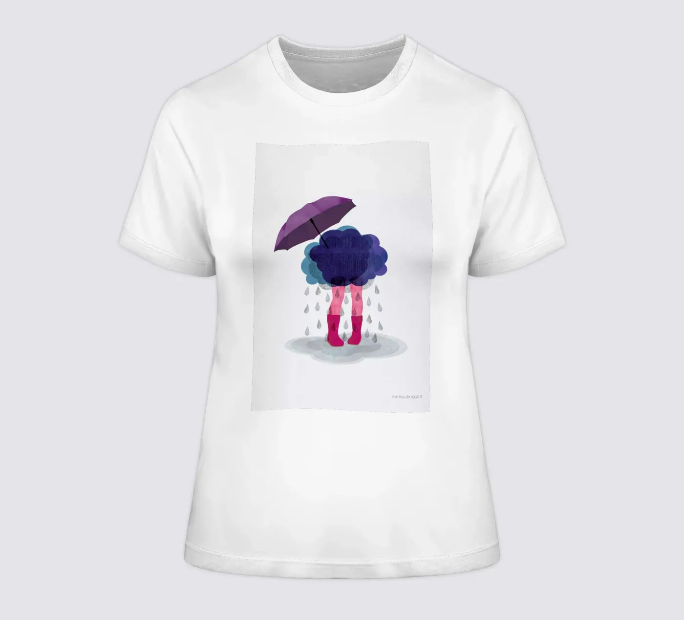 Miserable t-shirt da donna da Mie Frey Damgaard