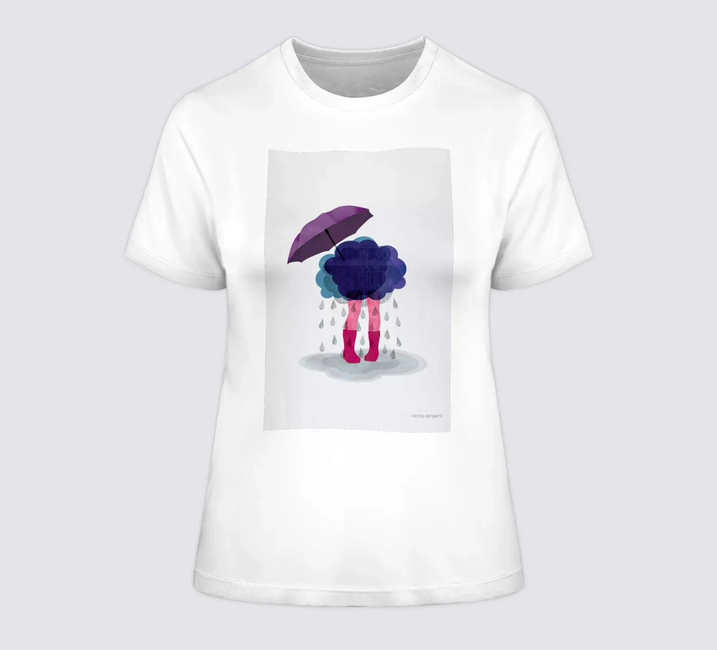 Miserable t-shirt da donna da Mie Frey Damgaard