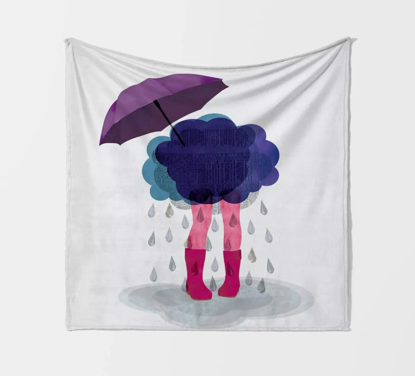 Miserable fleecedeken van Mie Frey Damgaard