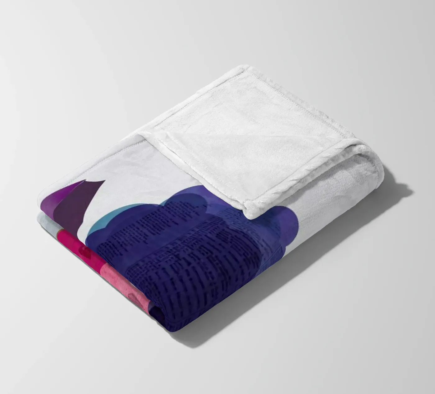 Miserable fleece blanket by Mie Frey Damgaard