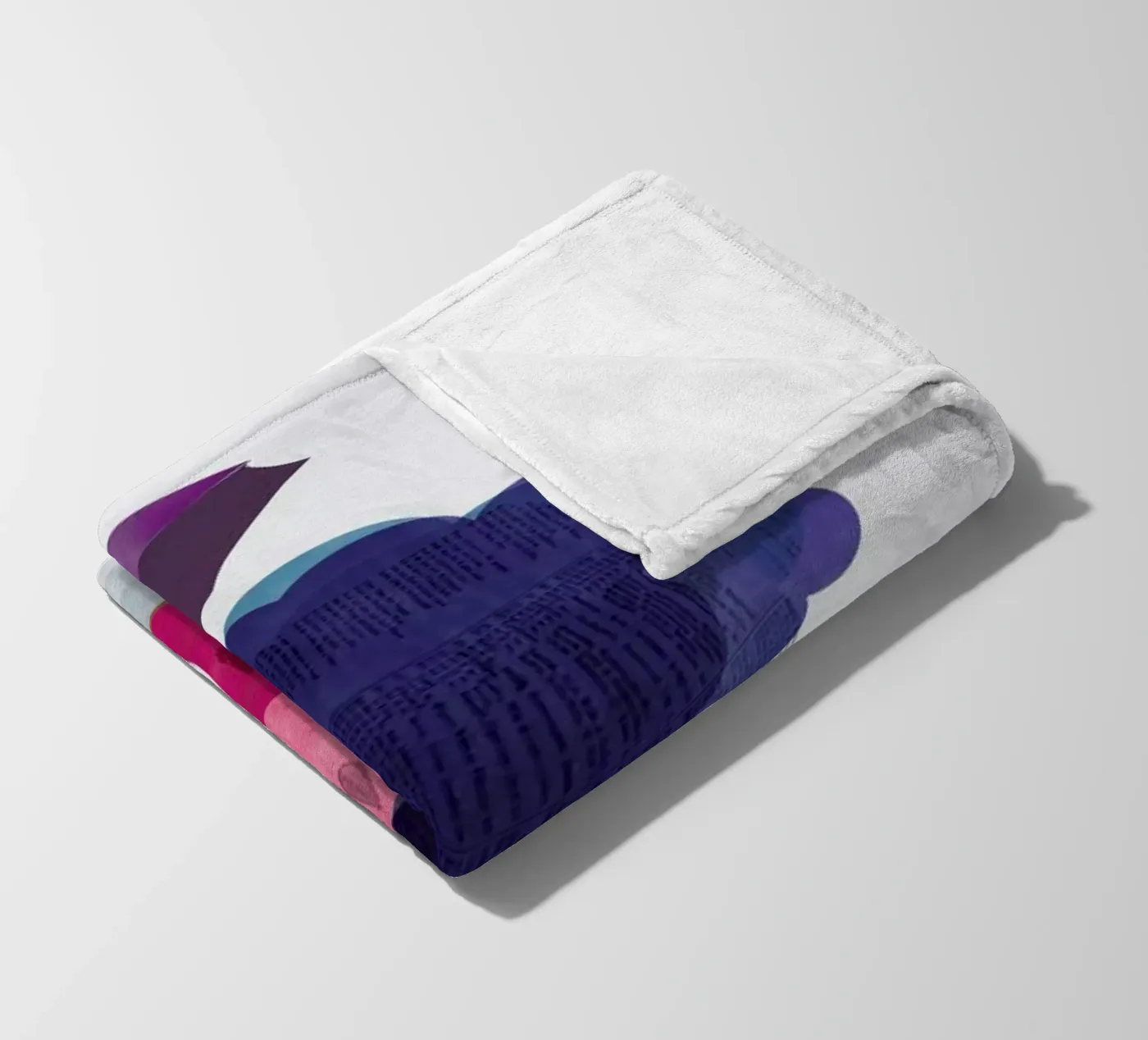Miserable fleece blanket by Mie Frey Damgaard