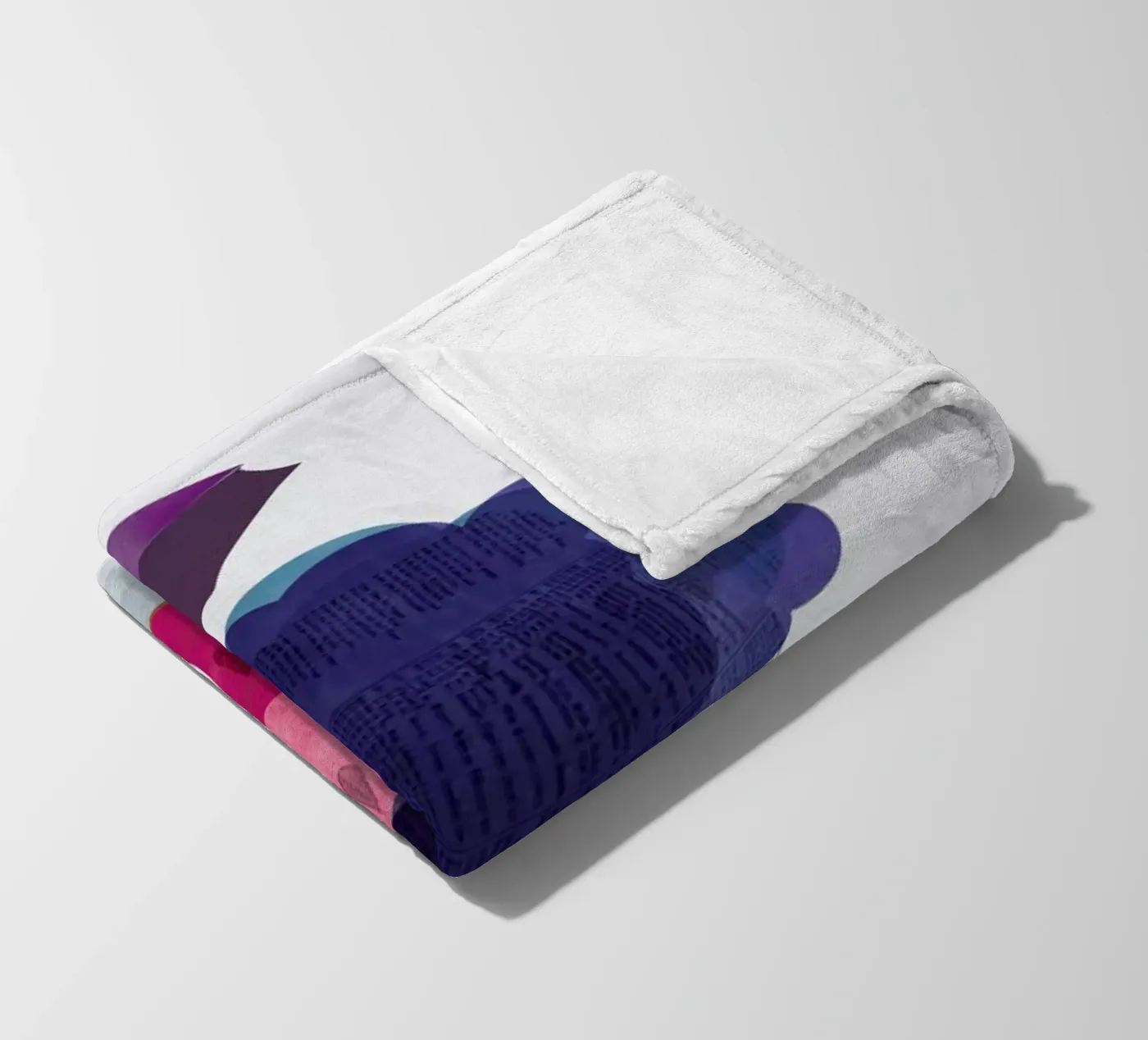 Miserable fleece blanket by Mie Frey Damgaard