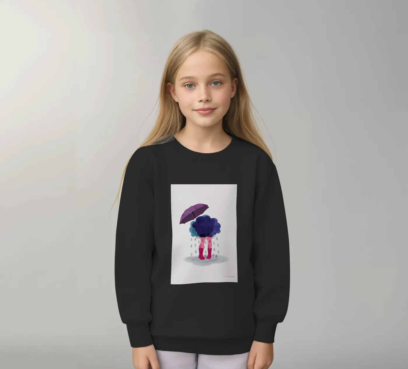 Miserable kinder sweatshirt van Mie Frey Damgaard