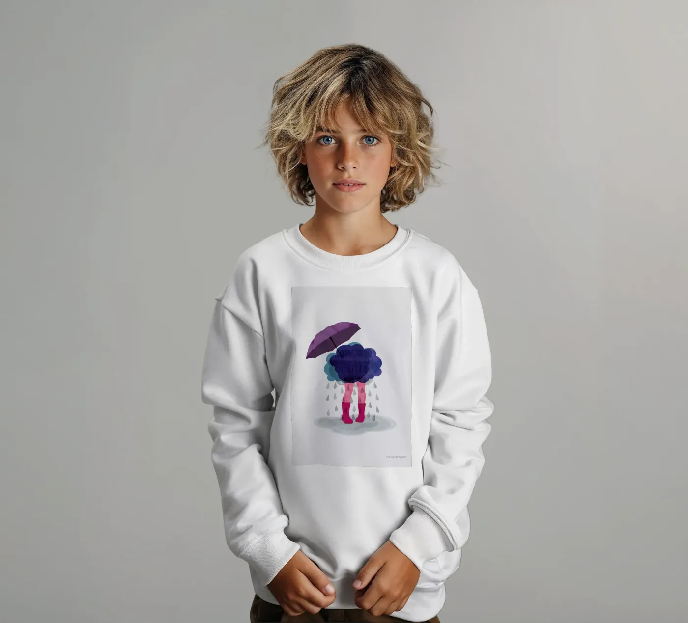 Miserable kinder sweatshirt van Mie Frey Damgaard