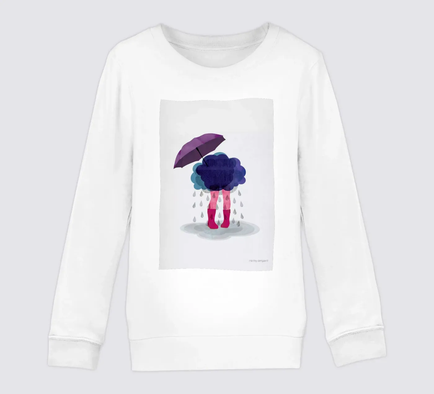 Miserable kinder sweatshirt van Mie Frey Damgaard