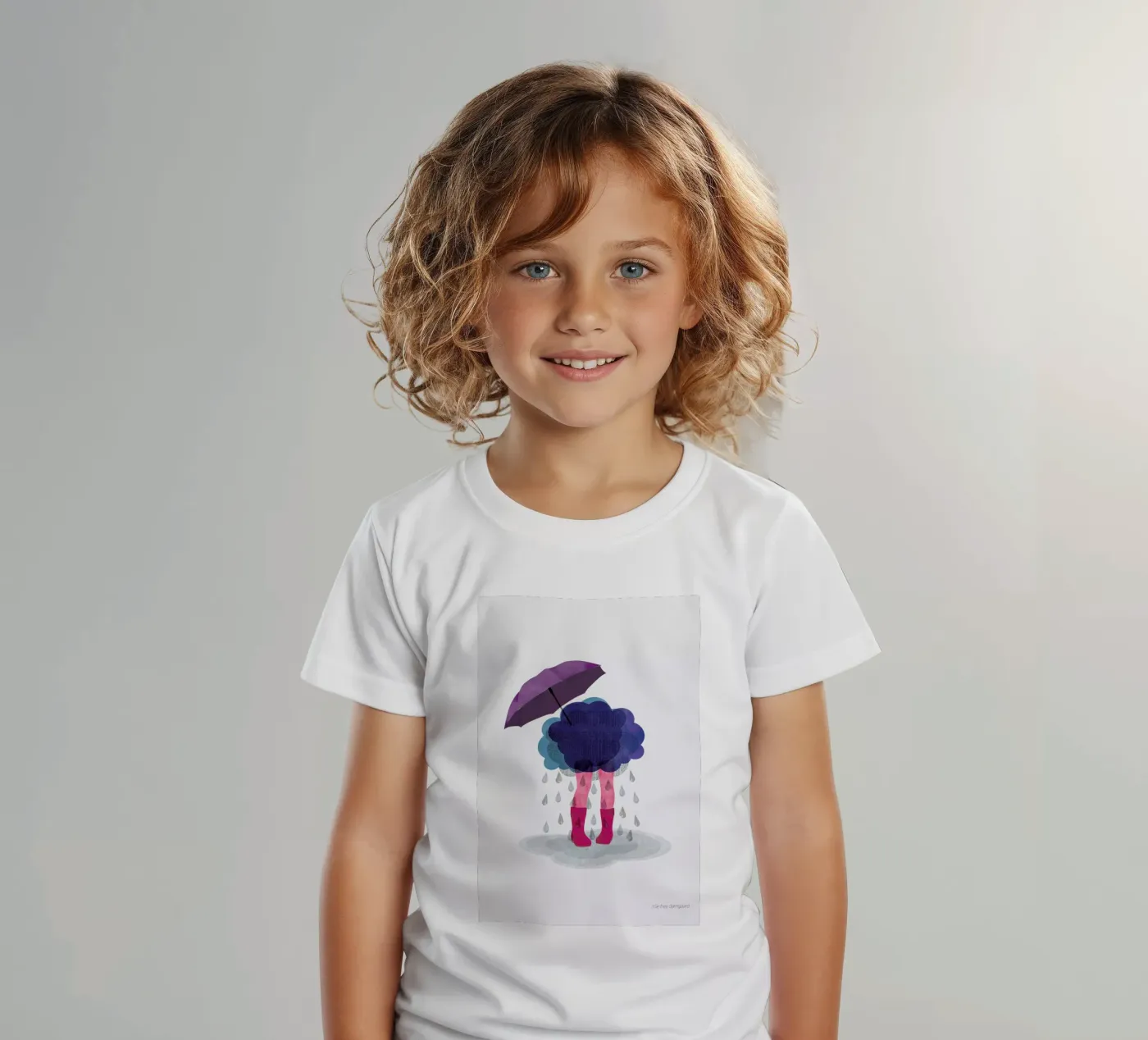 Miserable Kinder T-Shirt von Mie Frey Damgaard