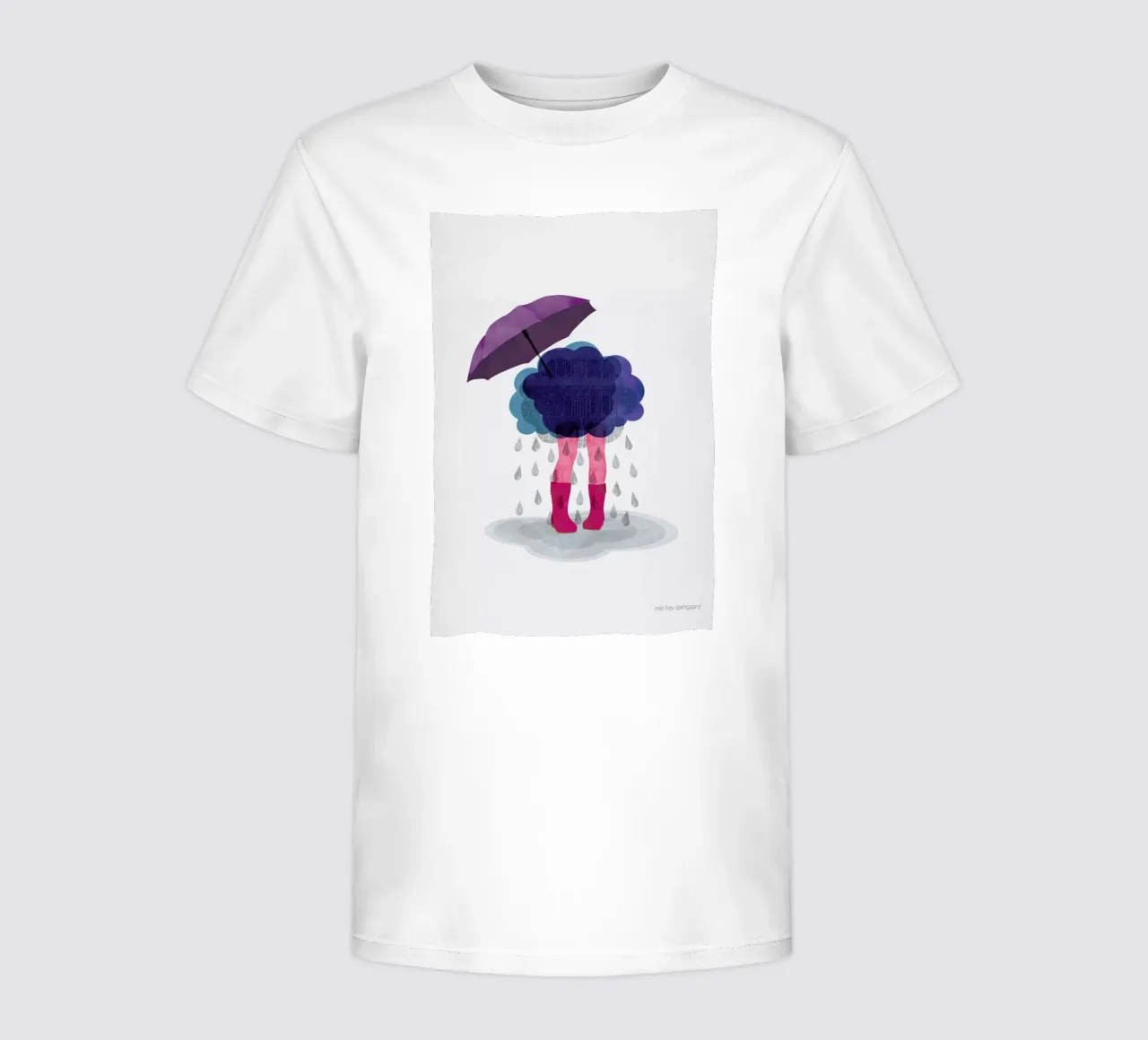 Miserable Kinder T-Shirt von Mie Frey Damgaard