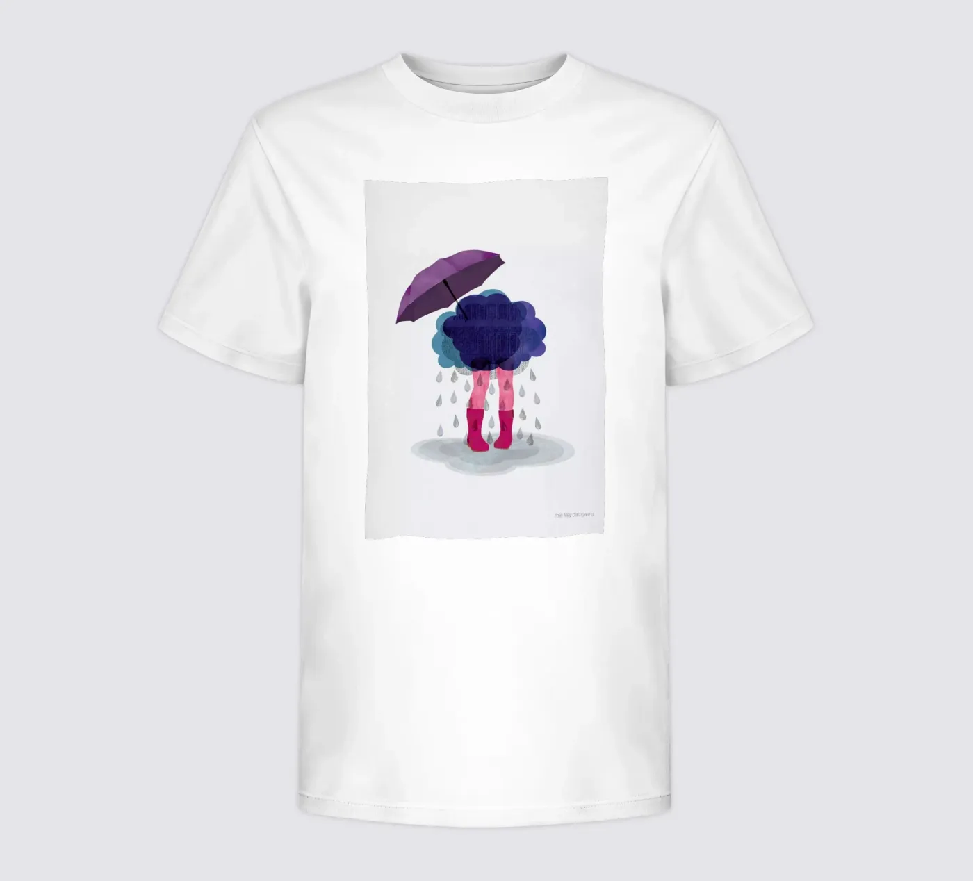 Miserable Kinder T-Shirt von Mie Frey Damgaard