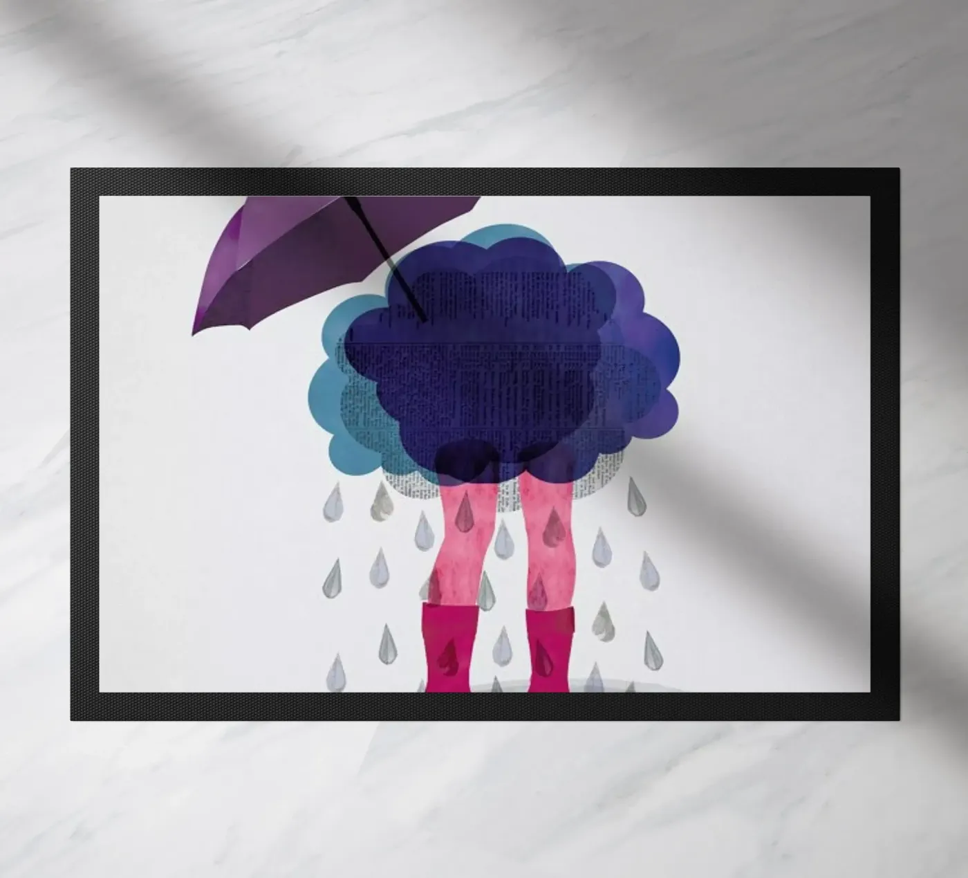 Miserable deurmat van Mie Frey Damgaard