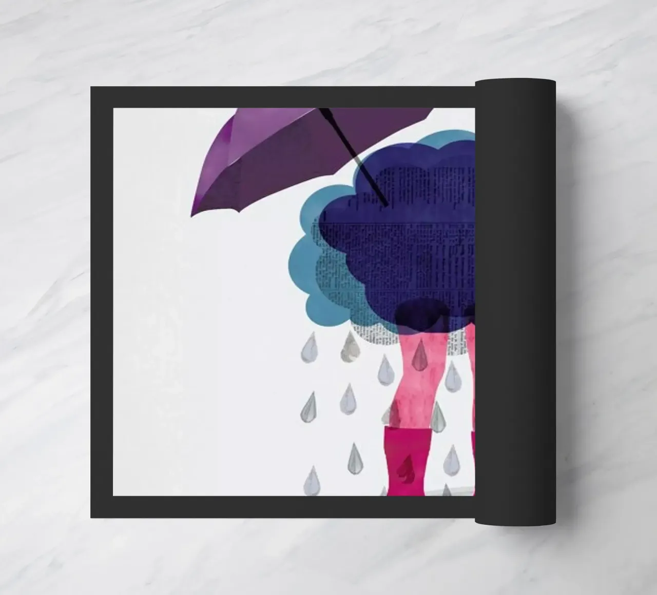 Miserable deurmat van Mie Frey Damgaard