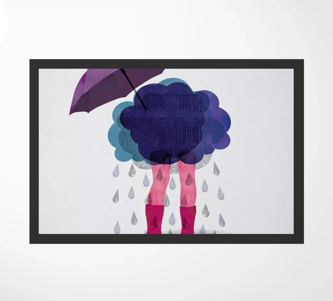 Miserable deurmat van Mie Frey Damgaard