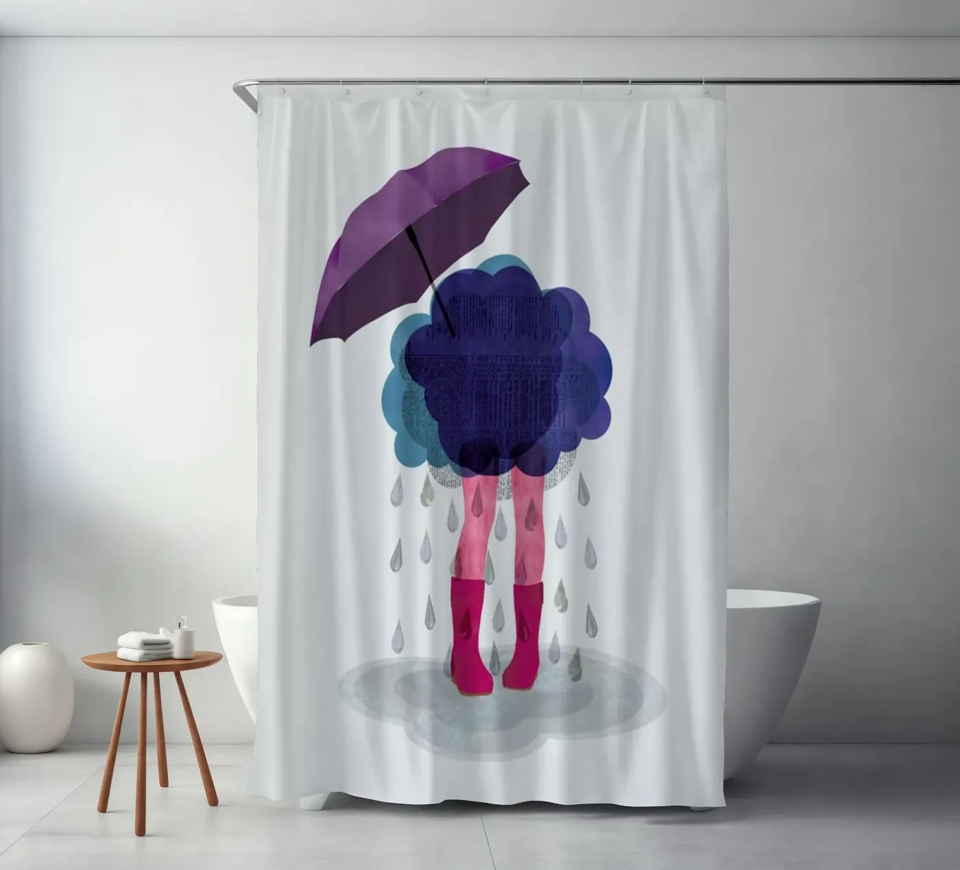 Miserable tenda da doccia da Mie Frey Damgaard