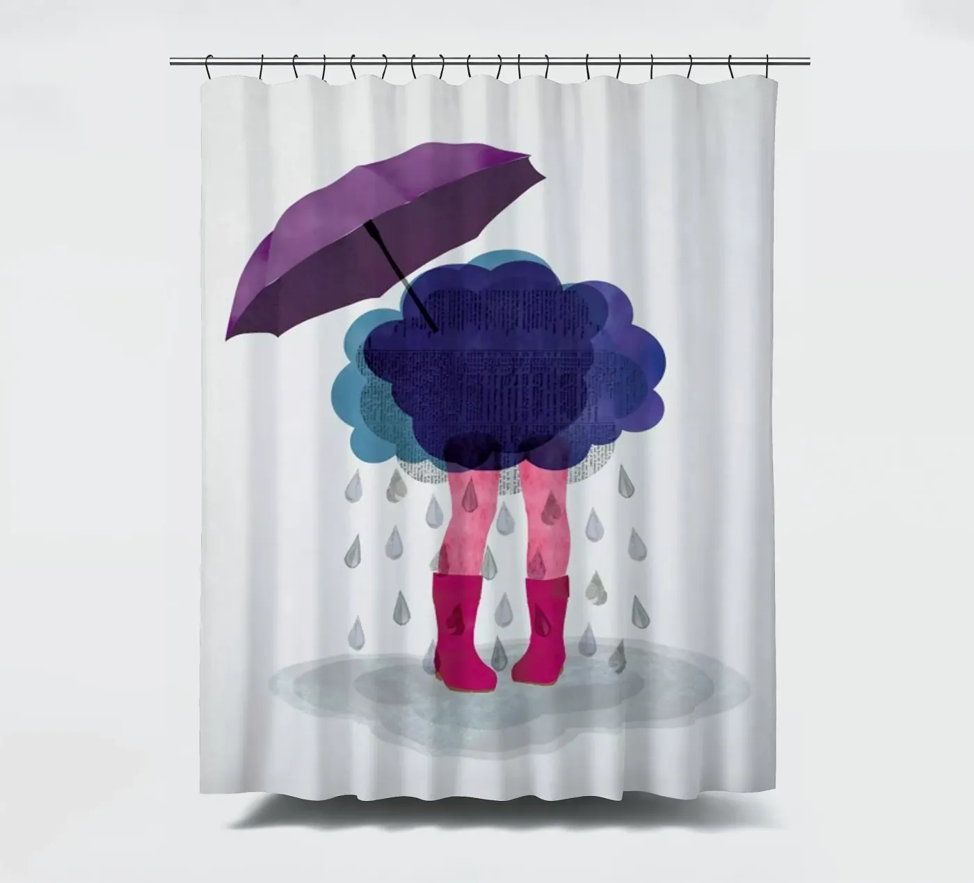 Miserable tenda da doccia da Mie Frey Damgaard