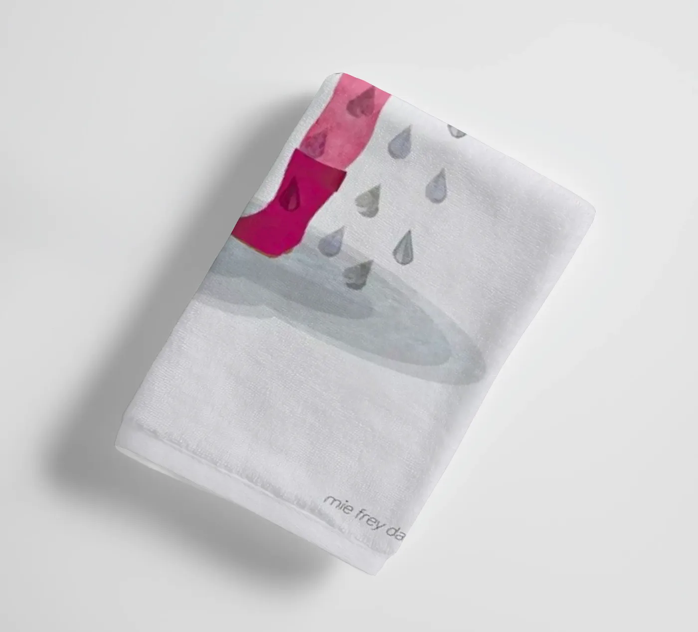 Miserable badhanddoek van Mie Frey Damgaard