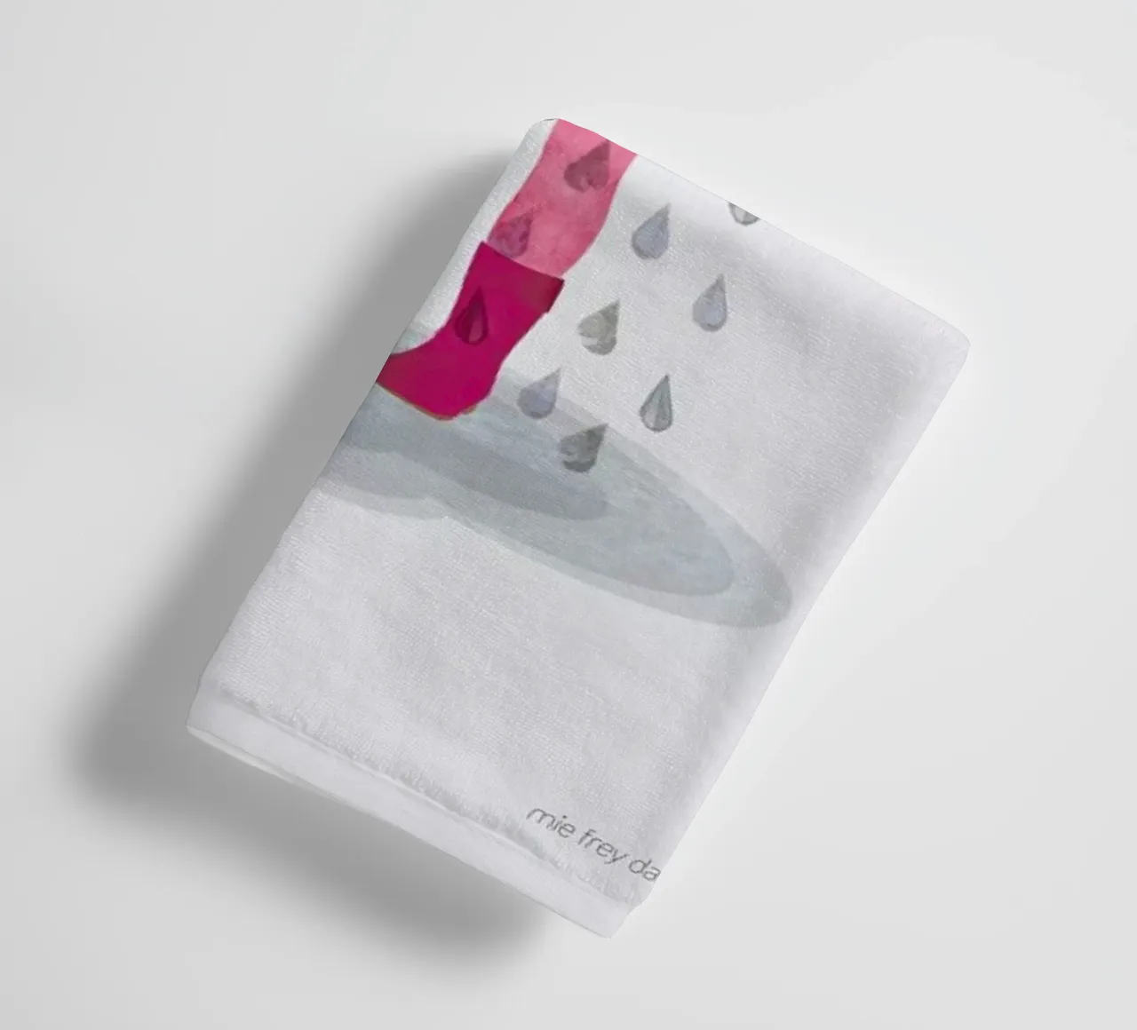 Miserable badhanddoek van Mie Frey Damgaard